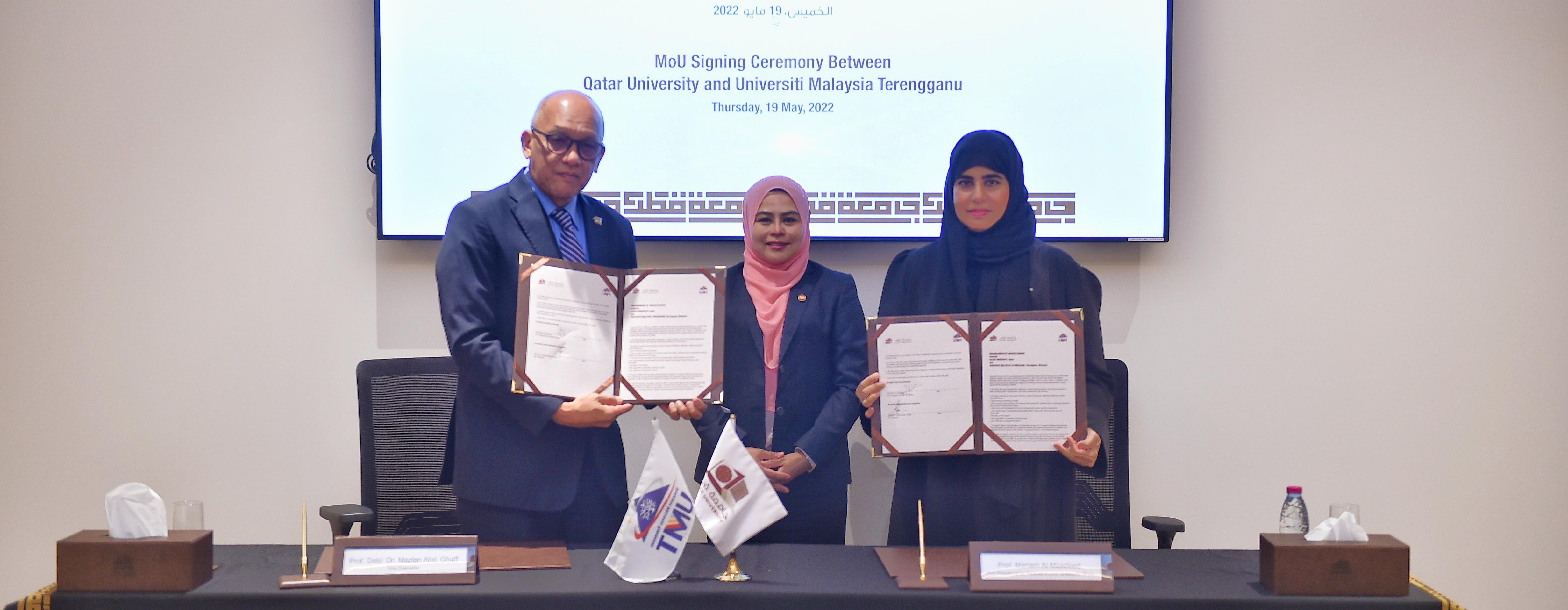 YBM Saksi MoU antara UMT dan University of Qatar