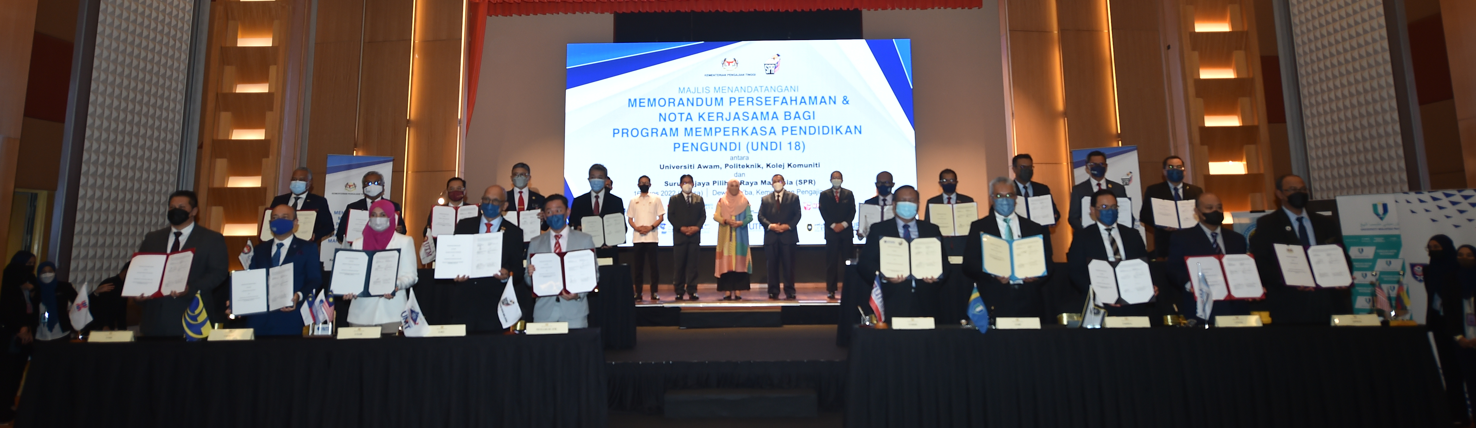 MoU KPT-SPR Bantu Mahasiswa Cakna UNDI 18