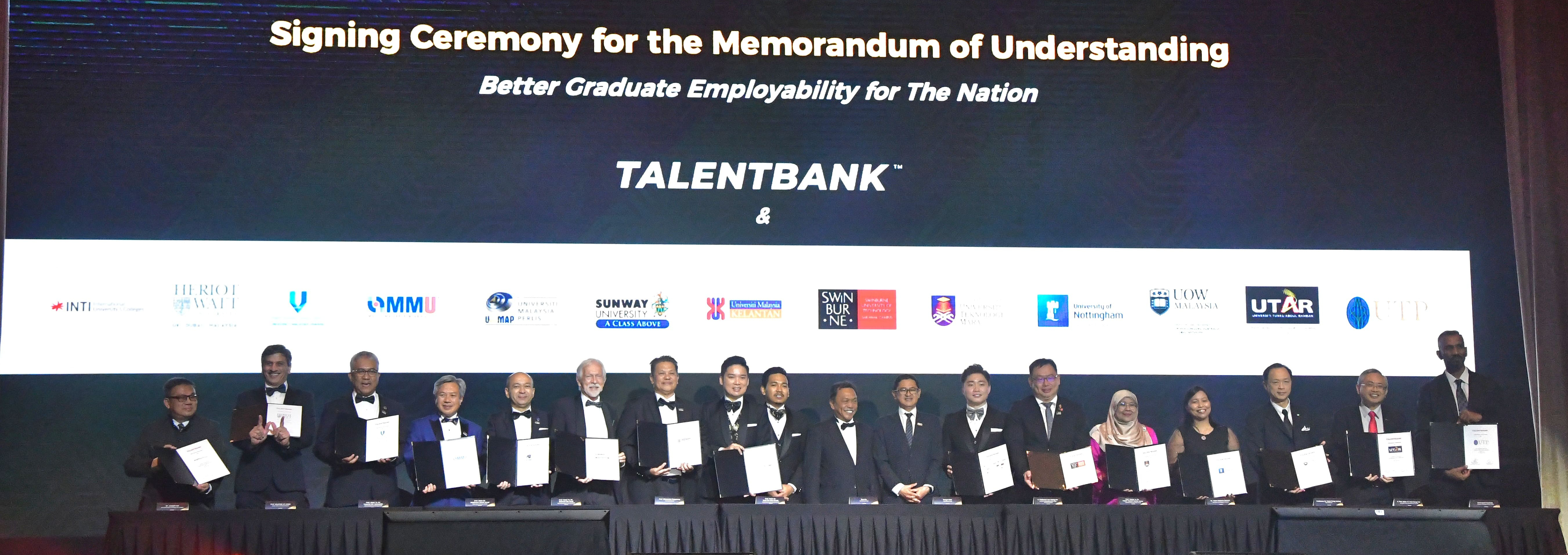 YBTM Saksi Majlis Tandatangan Memorandum Persefahaman antara IPT dan Talentbank Group