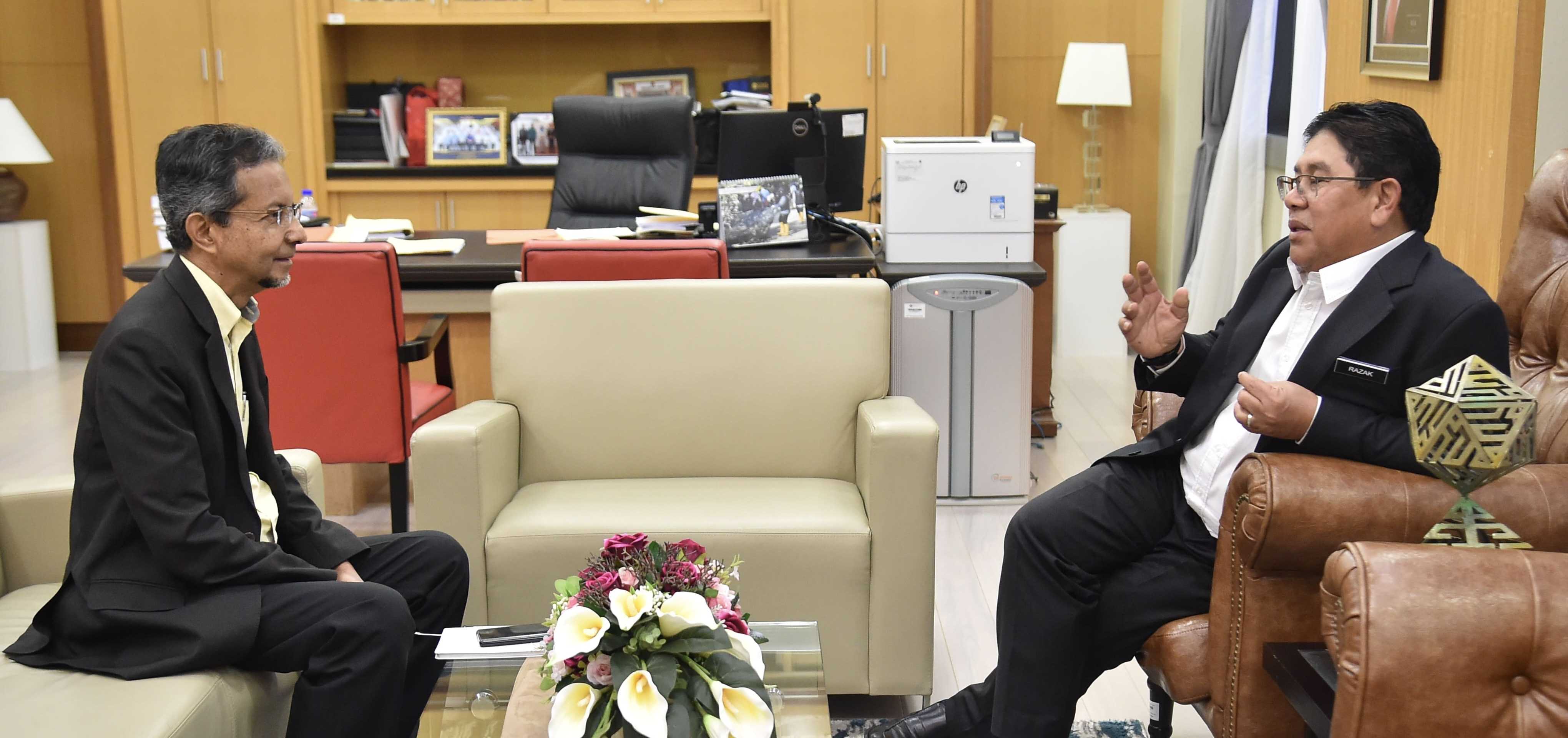 KSU Terima Kunjungan Ketua Pengarah Kerja Raya