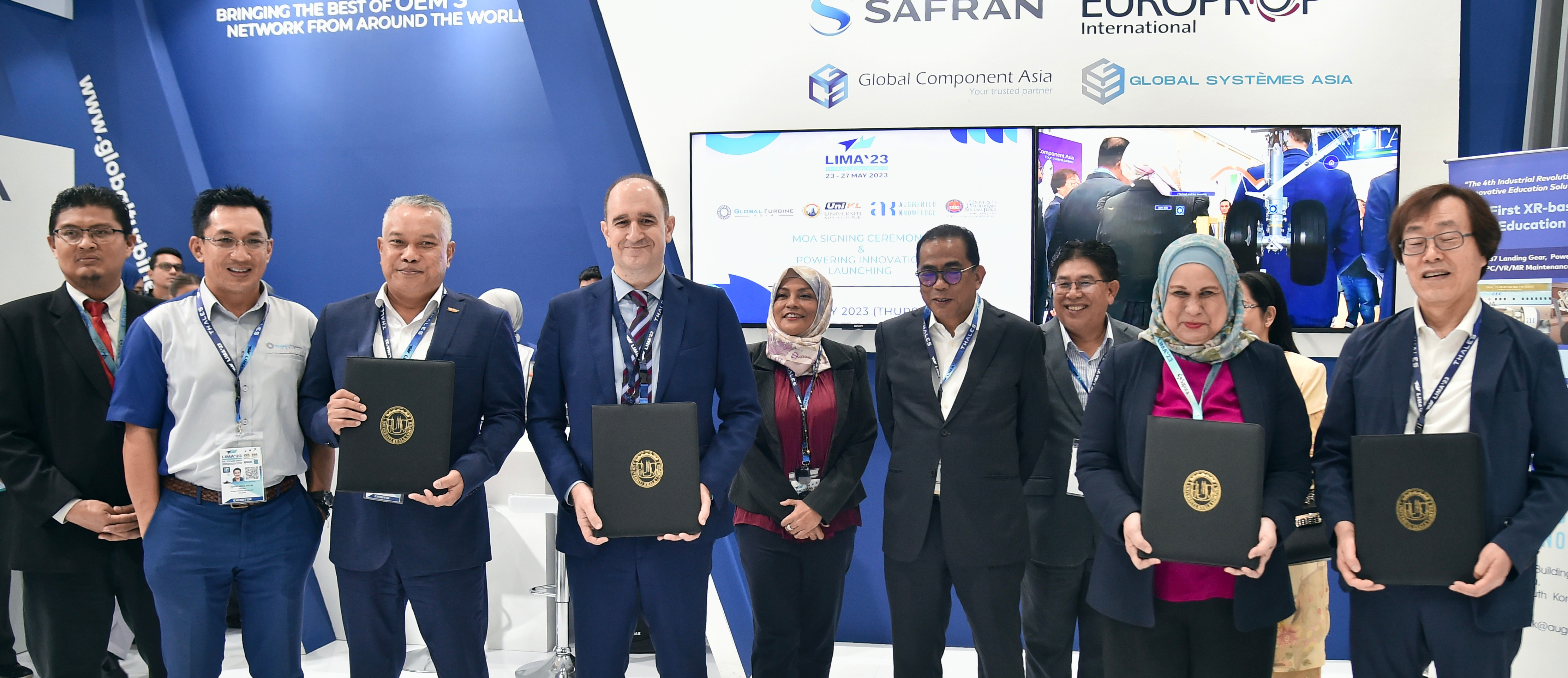 LIMA'23: UPSI, UniKL Jalin Kolaborasi Bangunkan Pusat Latihan Aeroangkasa Guna Metasemesta
