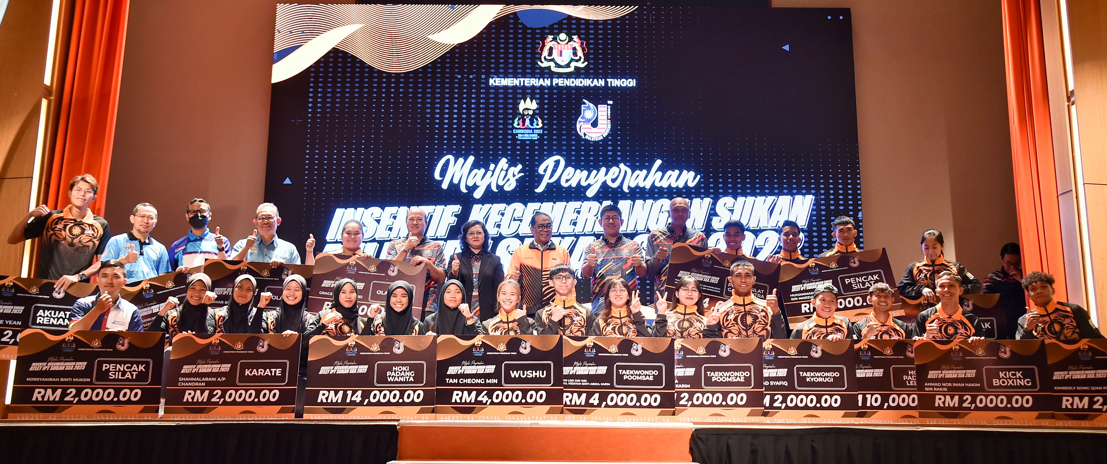 KPT Rai Atlet IPT Sumbang Emas Sukan SEA Kemboja 2023