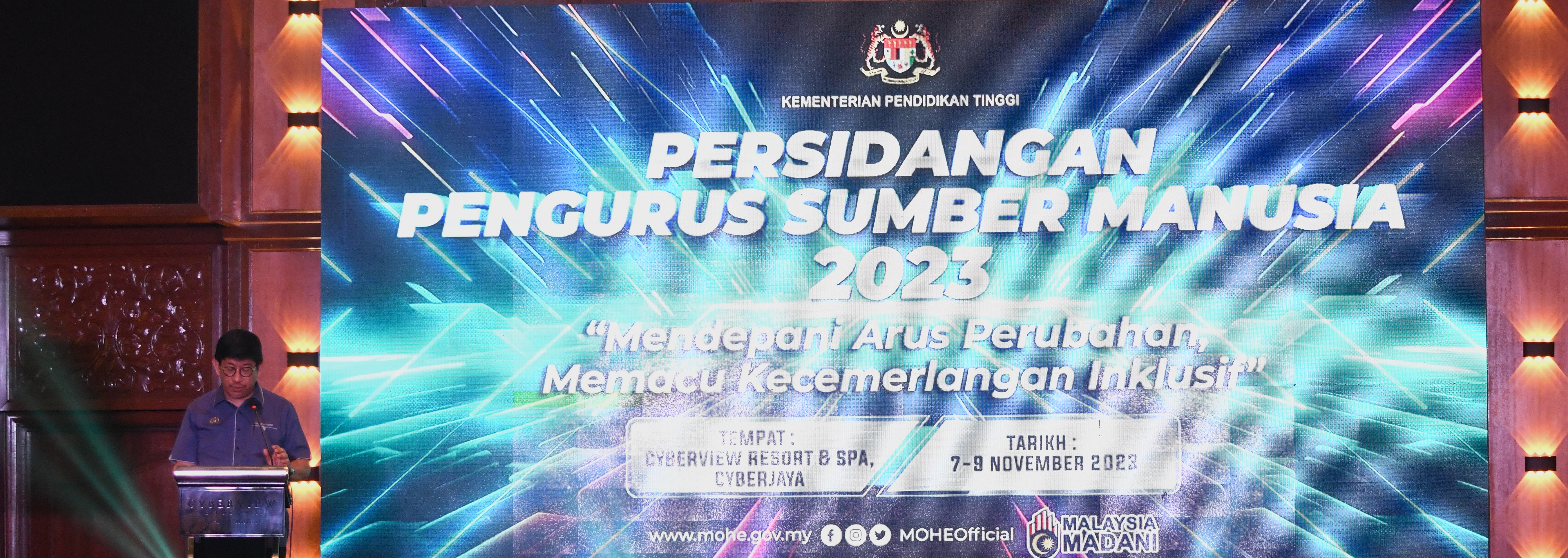 Majlis Perasmian Persidangan Pengurus Sumber Manusia (HRMC) KPT 2023