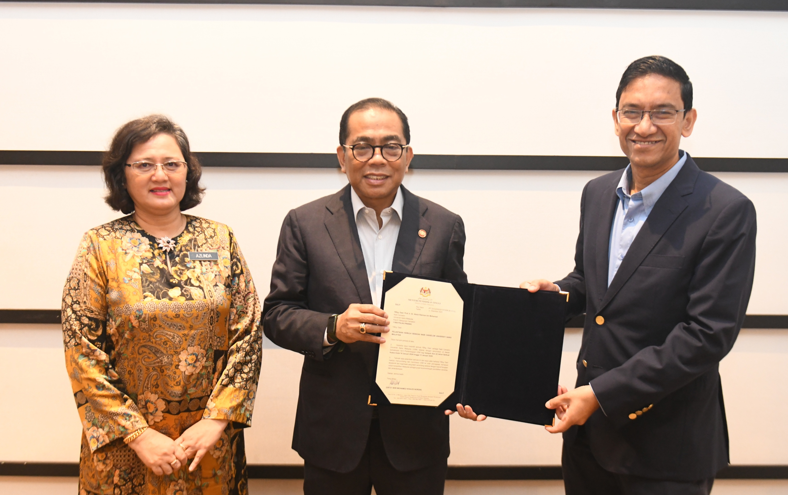 Pelantikan Semula Naib Canselor USM, UTM Dan UKM