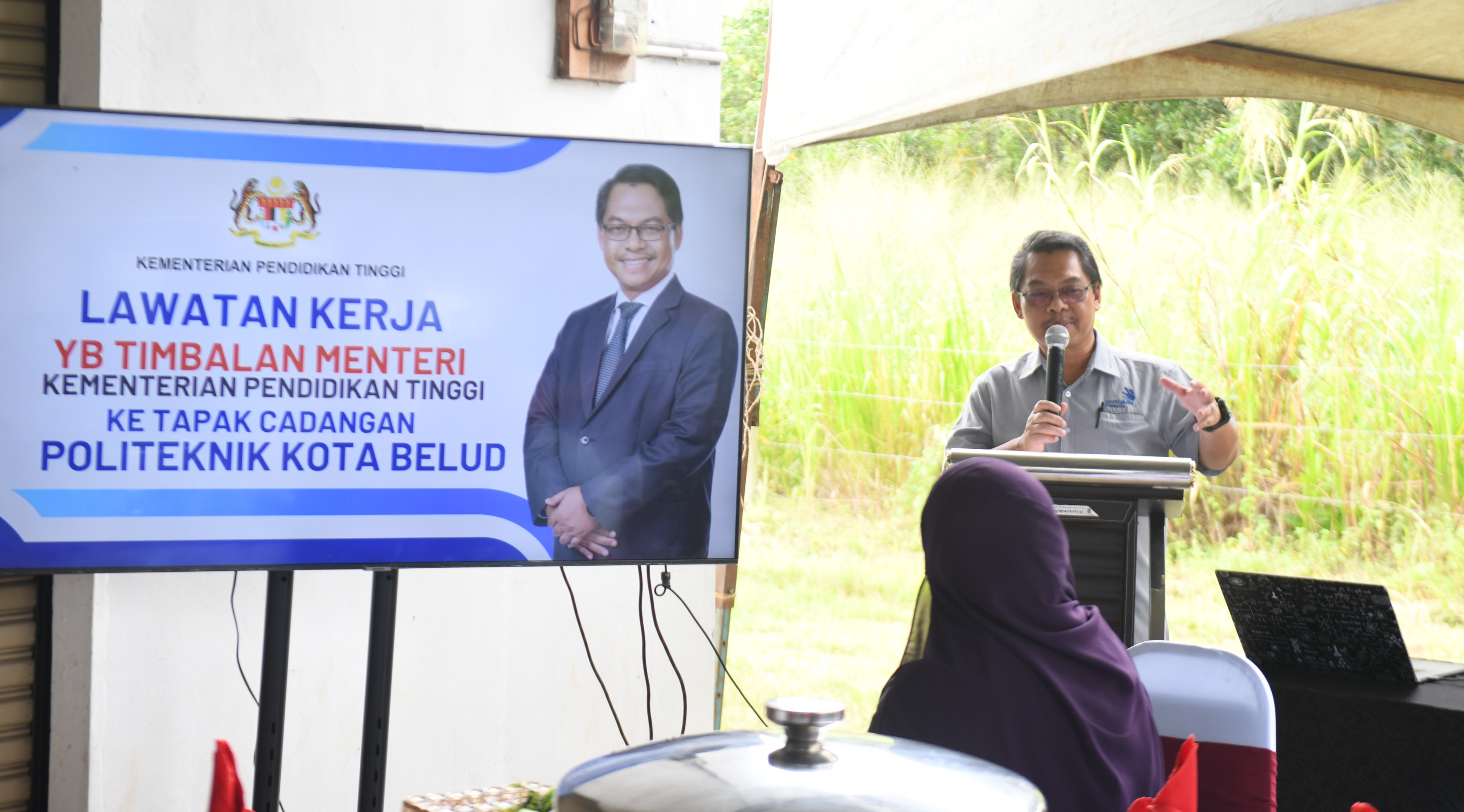 Lawatan Kerja YBTM Ke Tapak Cadangan Pembangunan Politeknik Kota Belud