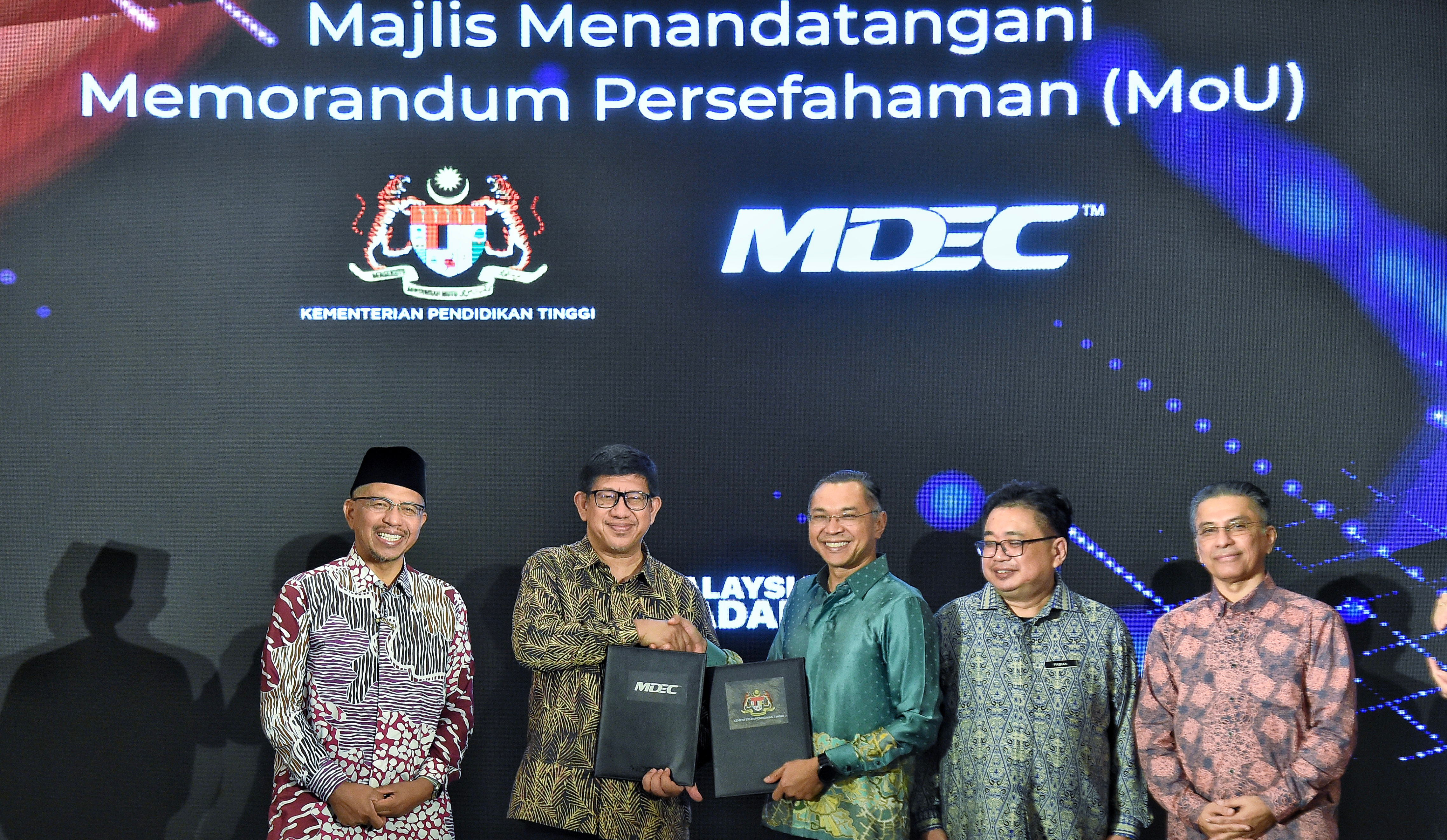KPT Dan MDEC Meterai MoU Corak Masa Depan Digital Negara
