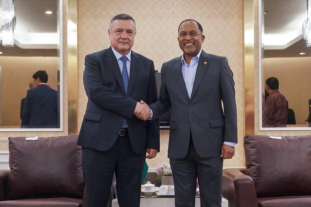 Menteri Pendidikan Tinggi Terima Kunjungan Hormat Speaker Of The Legislative Chamber Of The Oliy Majlis Of The Republic Of Uzbekistan Berkenaan Kerjasama Malaysia - Uzbekistan Dalam Bidang Pendidikan Tinggi