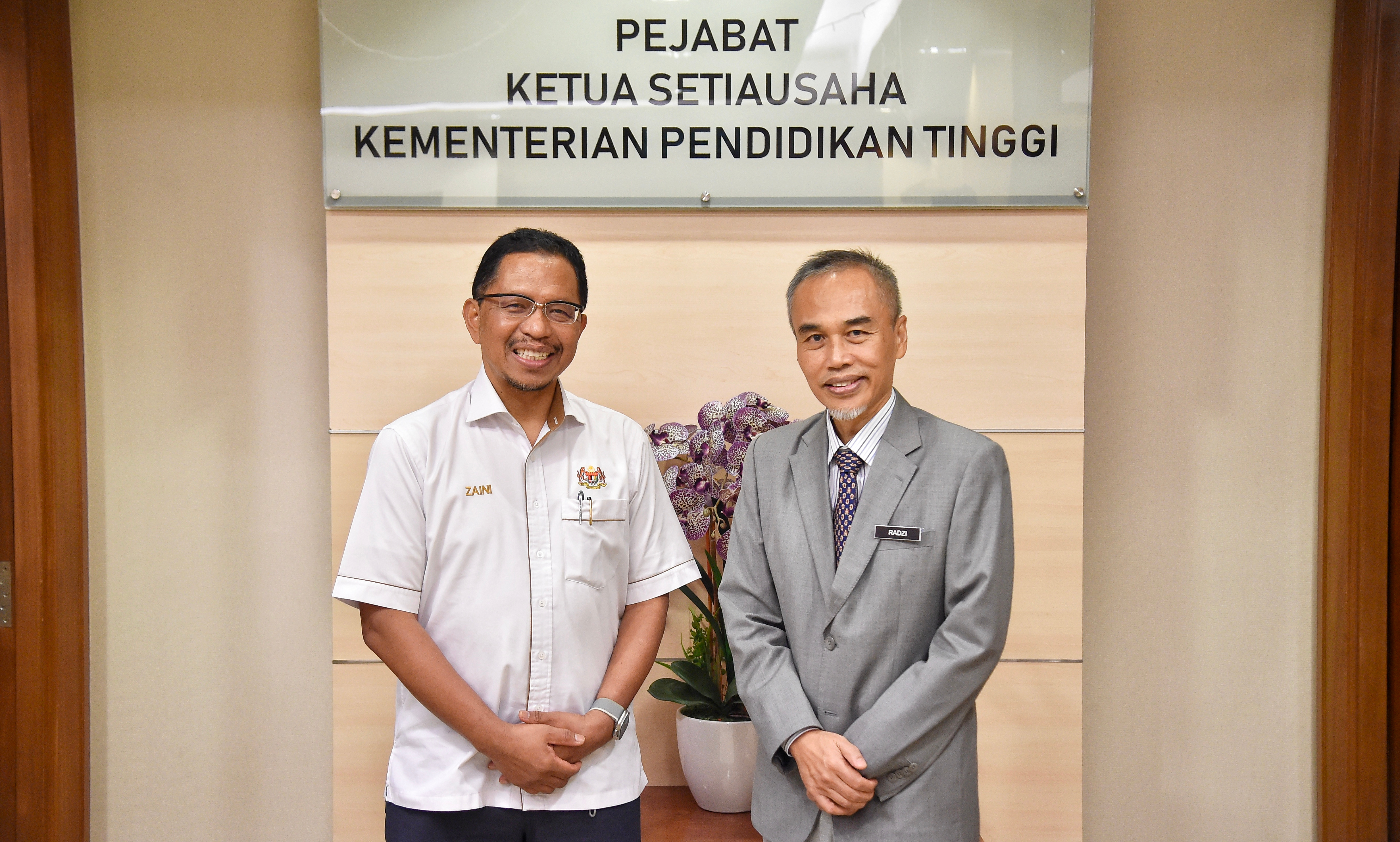 Ketua Setiausaha Kementerian Pendidikan Tinggi Terima Kunjungan Hormat Daripada Ketua Pengarah Kesihatan