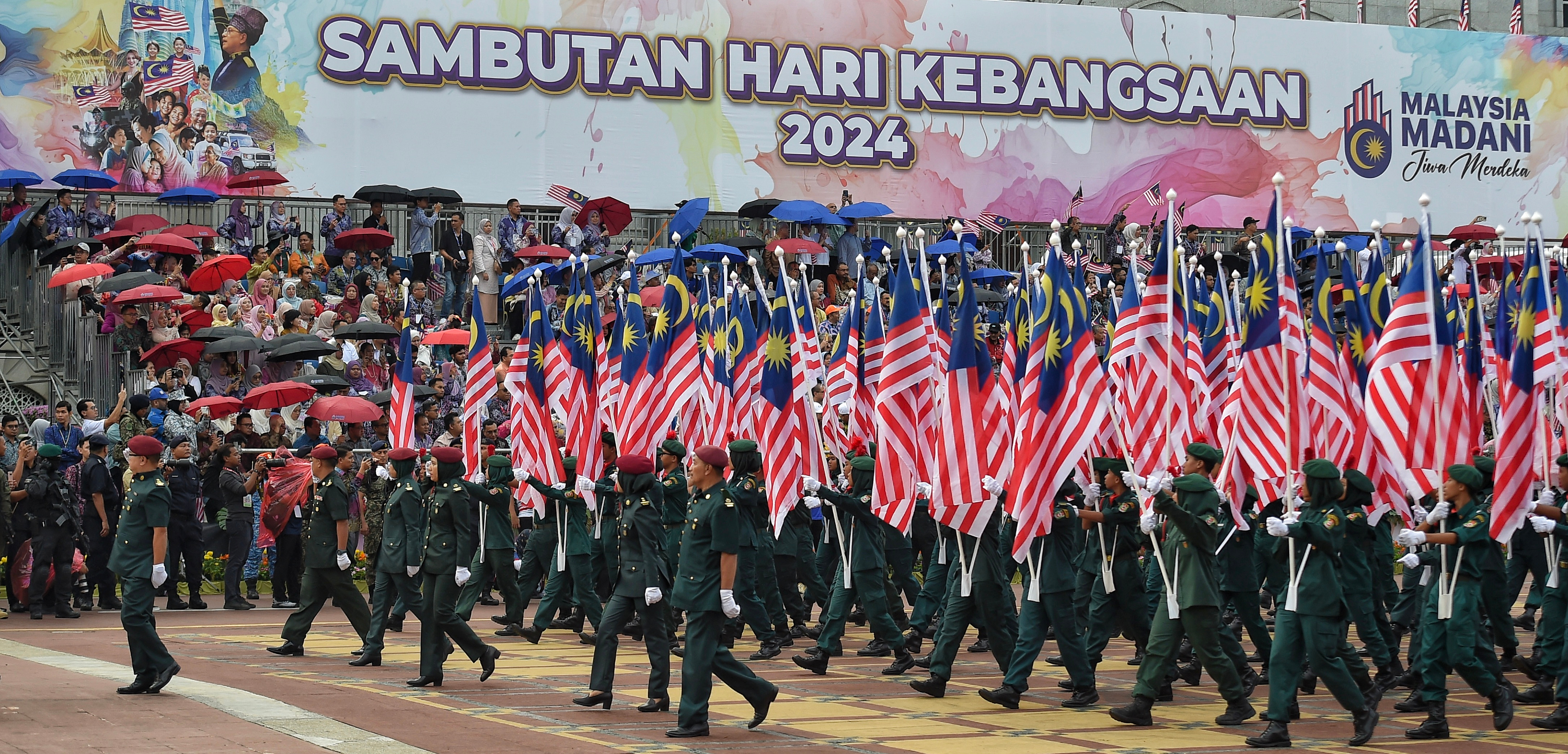 Sambutan Hari Kebangsaan Ke-67: Malaysia Madani: Jiwa Merdeka Dirai Meriah