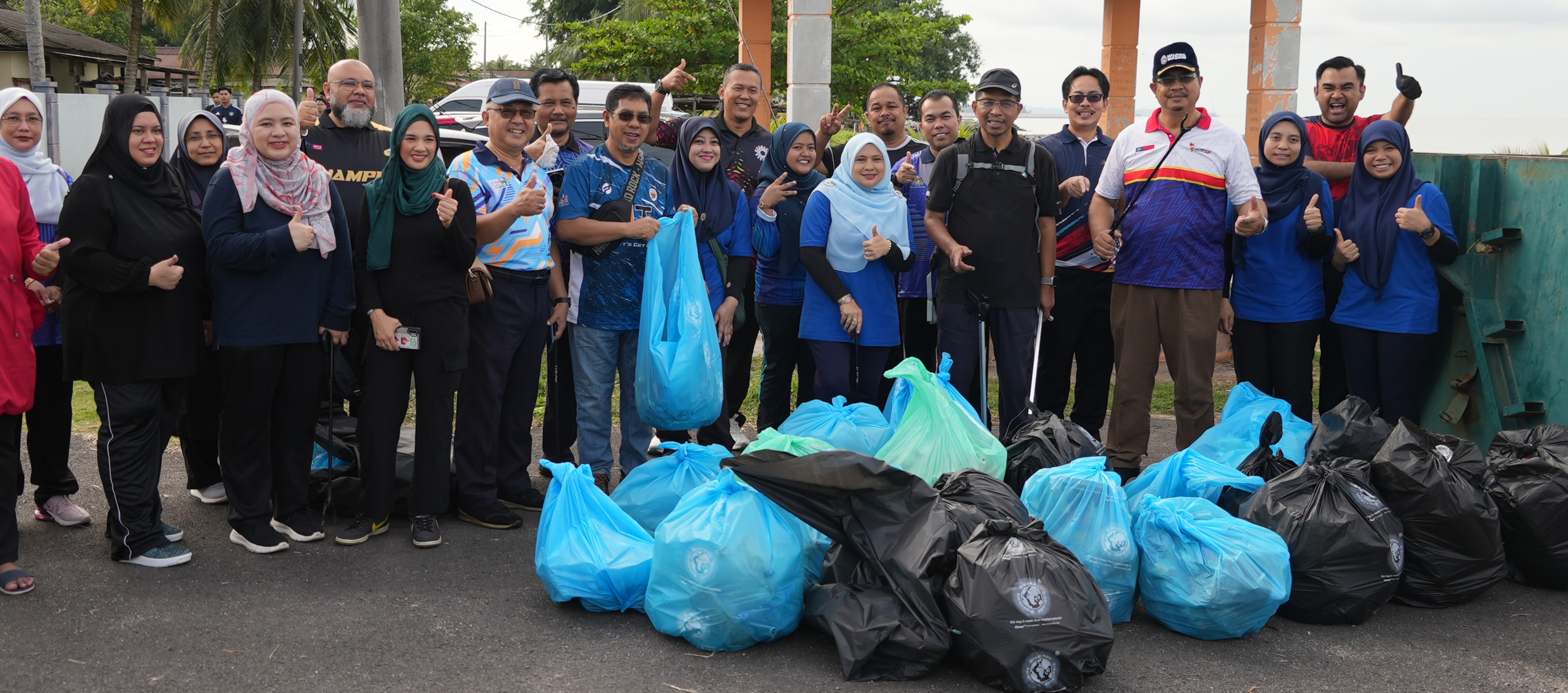 Siri 3 Program Santuni MADANI KPT@KSB Berjaya Kutip 317 KG Sampah Plastik