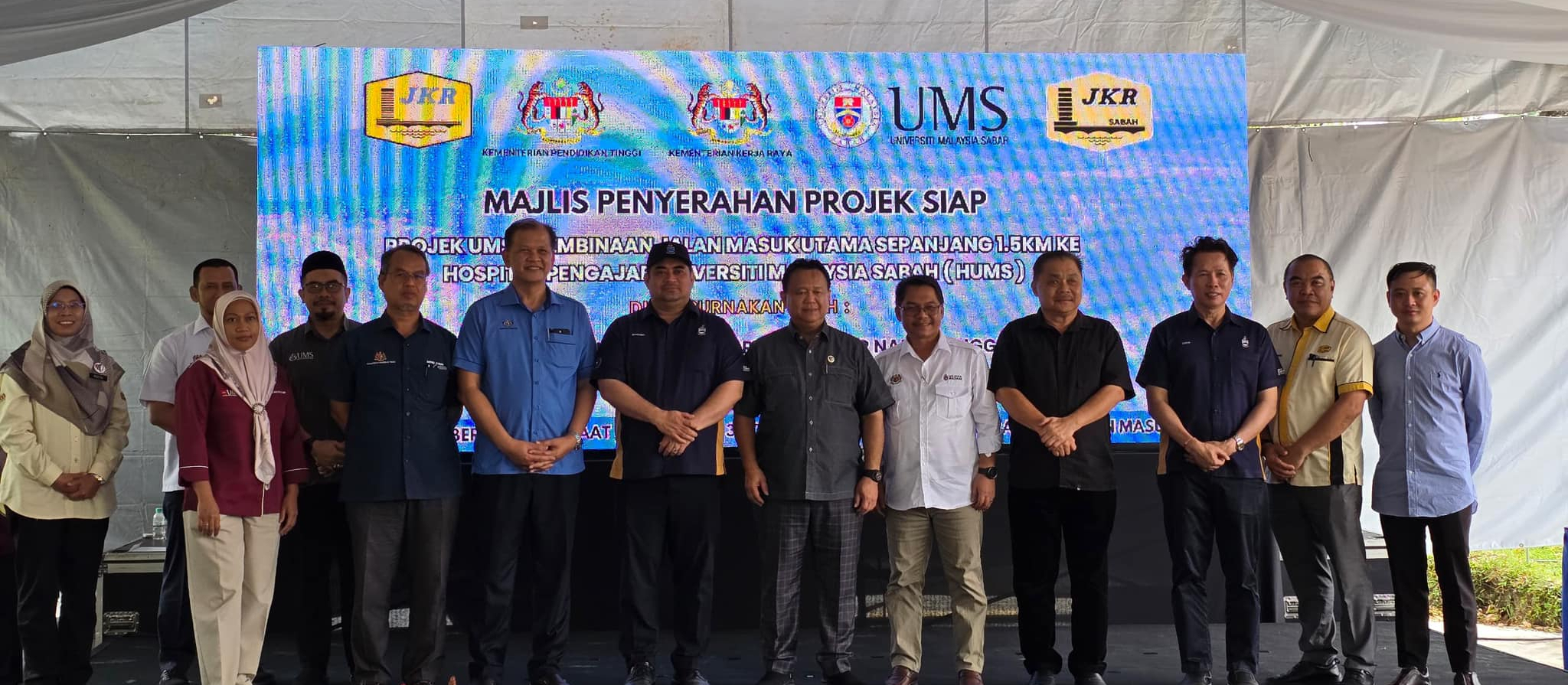 Pembangunan Jalan Utama Ke Hospital Pengajar UMS Siap Diserahkan