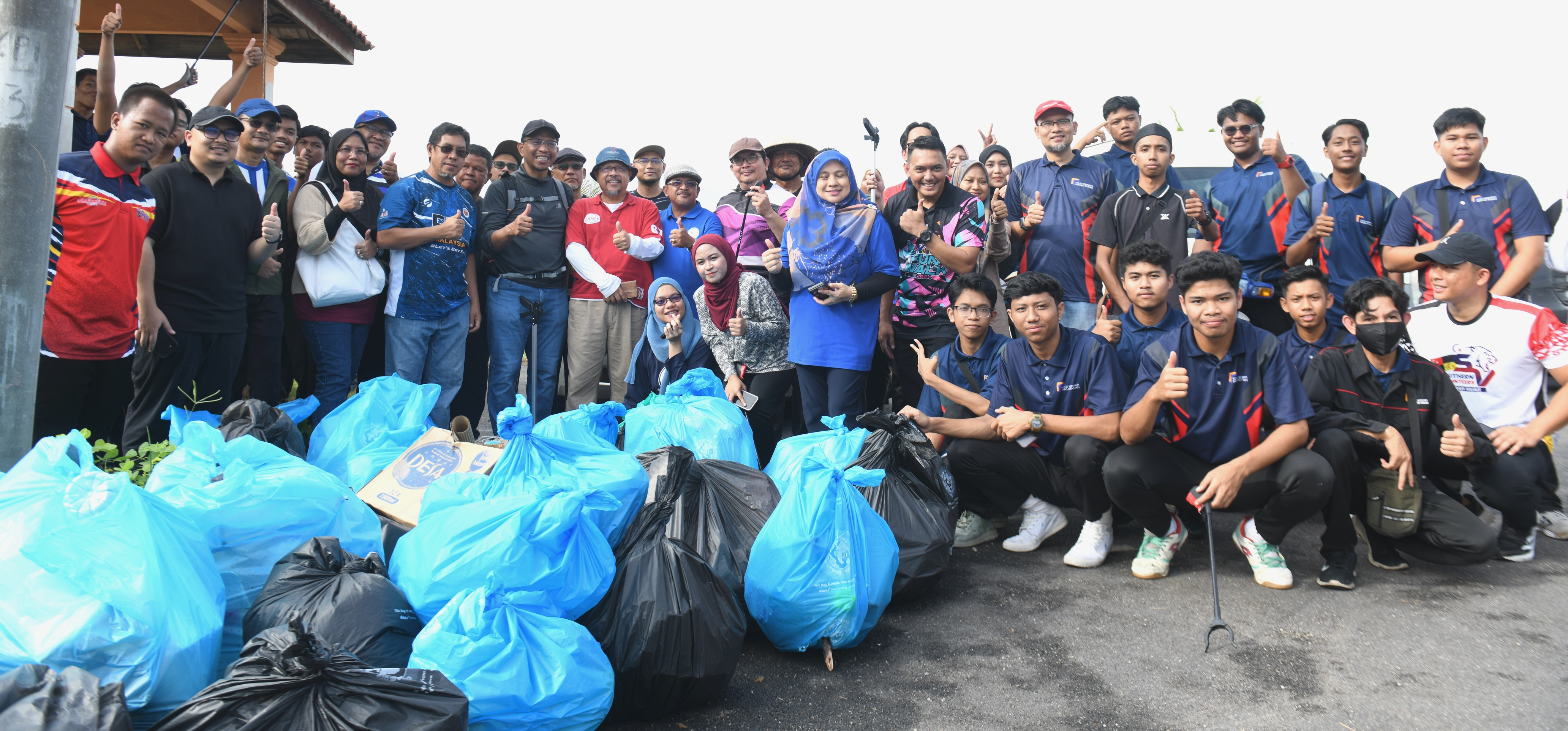Program Santuni MADANI KPT@KSB Dapat Sokongan Padu Kerajaan Negeri, 340 Kg Sampah Berjaya Dikutip Pada Siri Ke-4