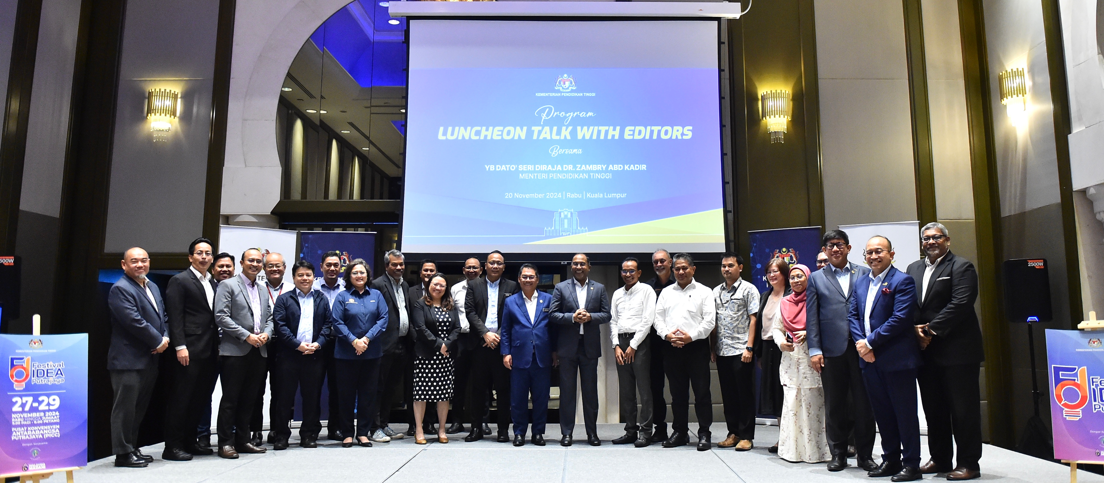 Putrajaya FOI 2024, PPPTM 2026-2035, Topik Utama 'Luncheon Talk With Editors' KPT