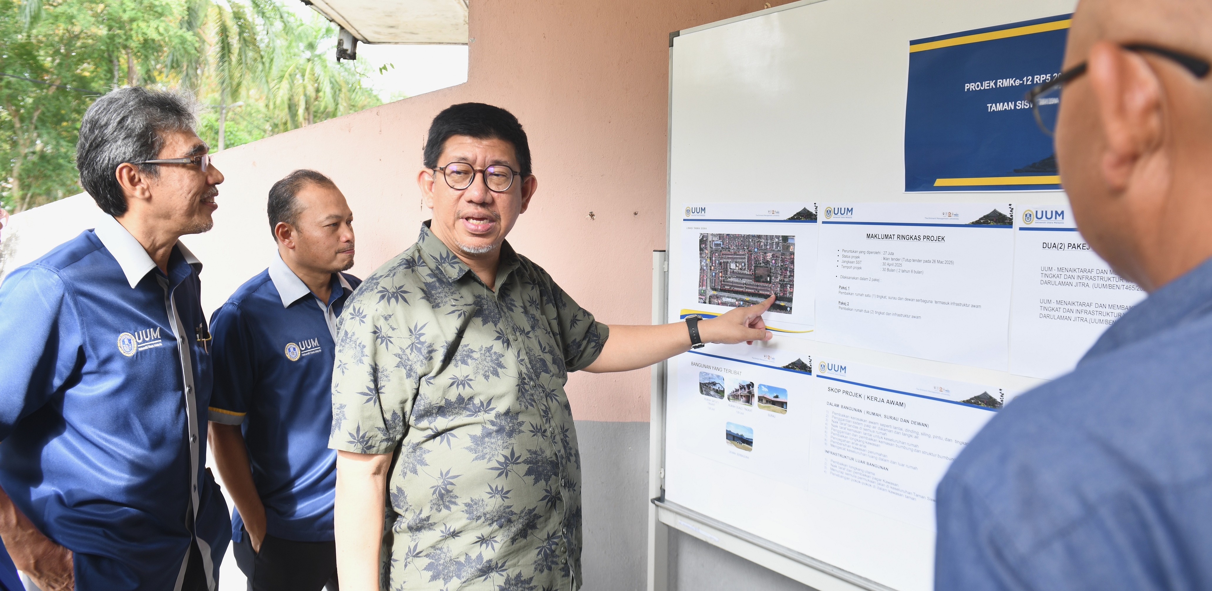 Projek RMK-12: TKSU Dasar Diberi Taklimat Penambahbaikan Rumah Di Taman Siswa UUM