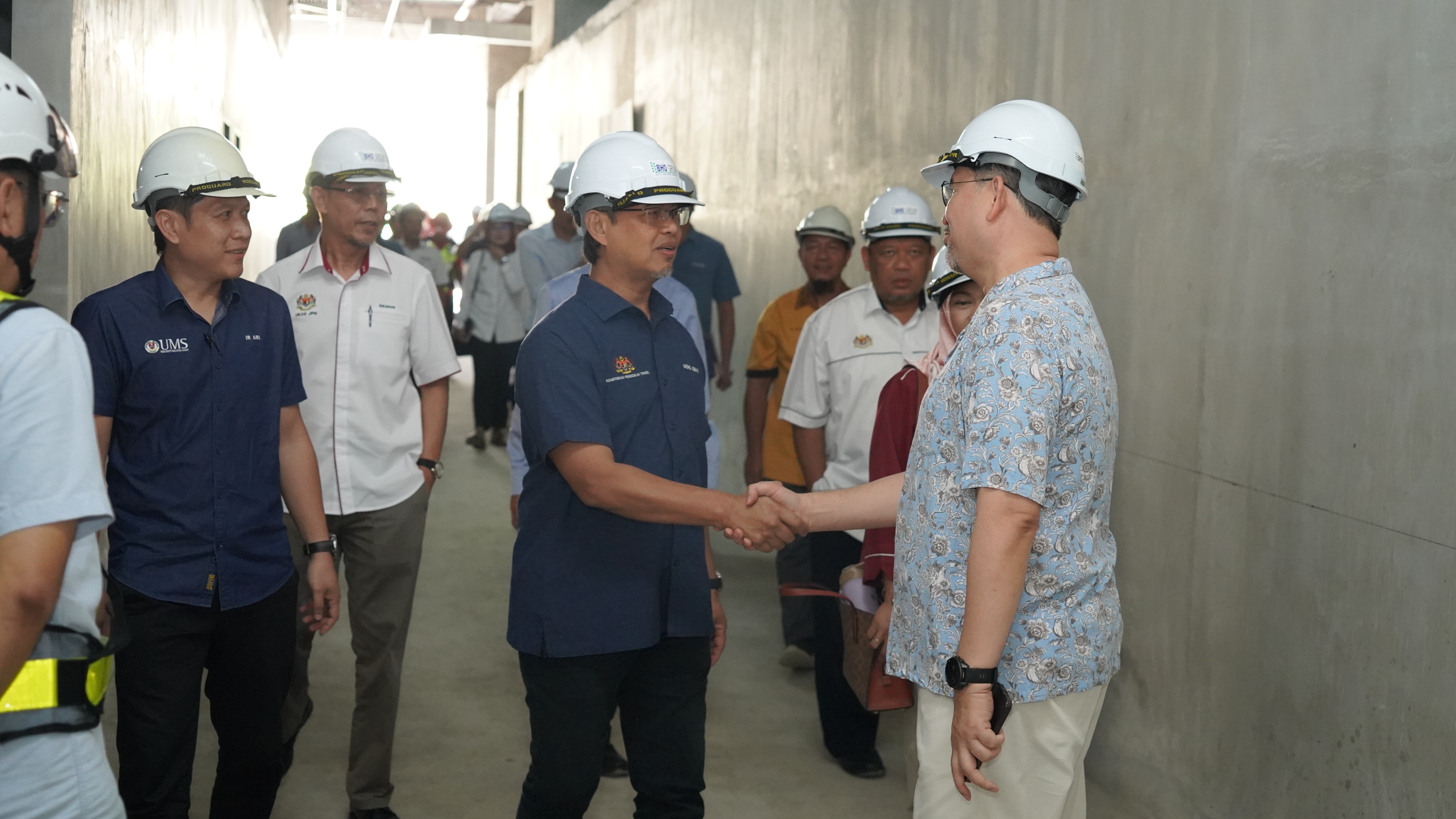 Lawatan Kerja KPT Dan UKAS Ke Projek Pembangunan Hospital Universiti Malaysia Sabah