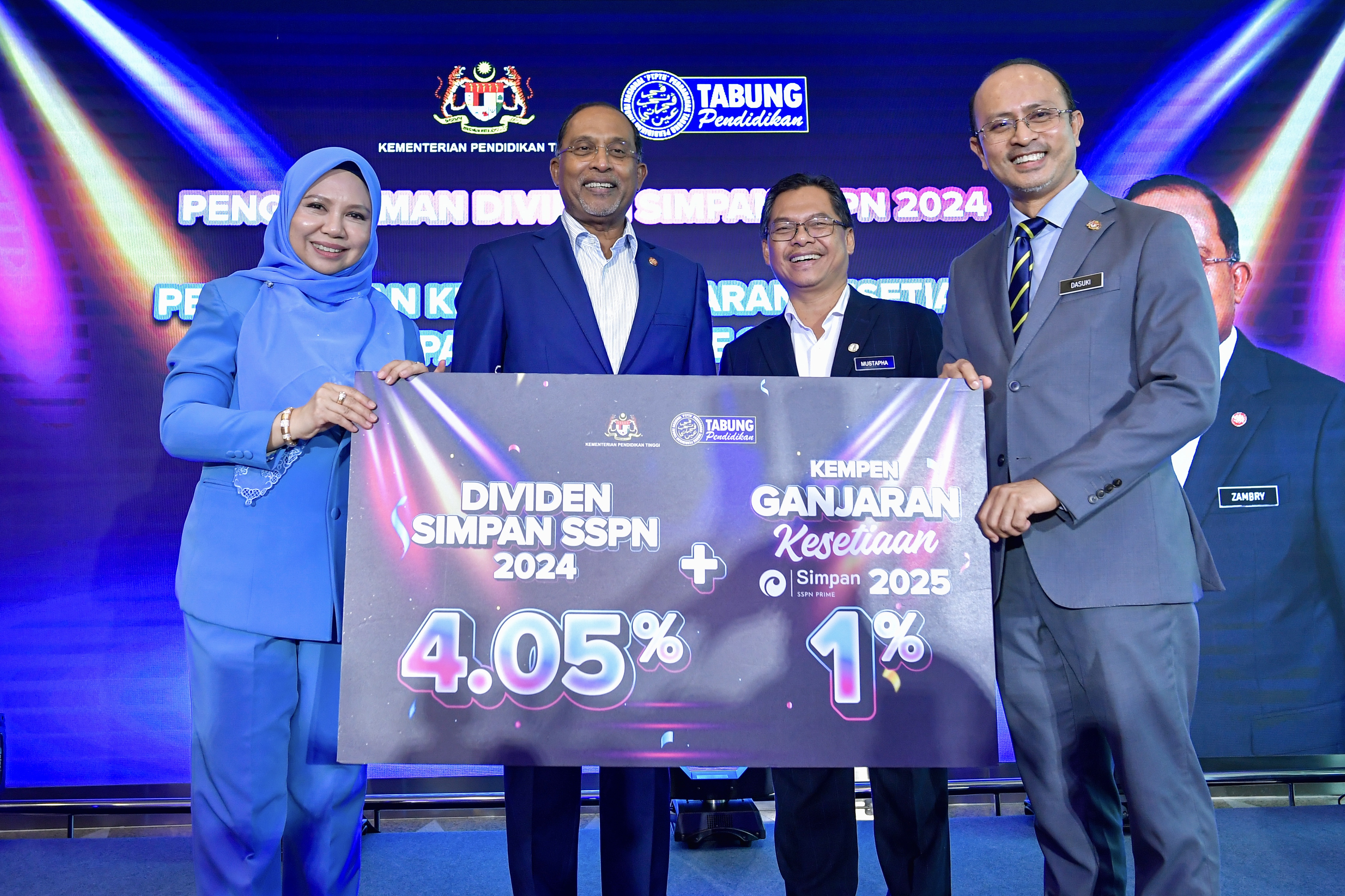 PTPTN Umum Dividen Simpan SSPN 2024 4.05%, Tertinggi Dalam 10 Tahun