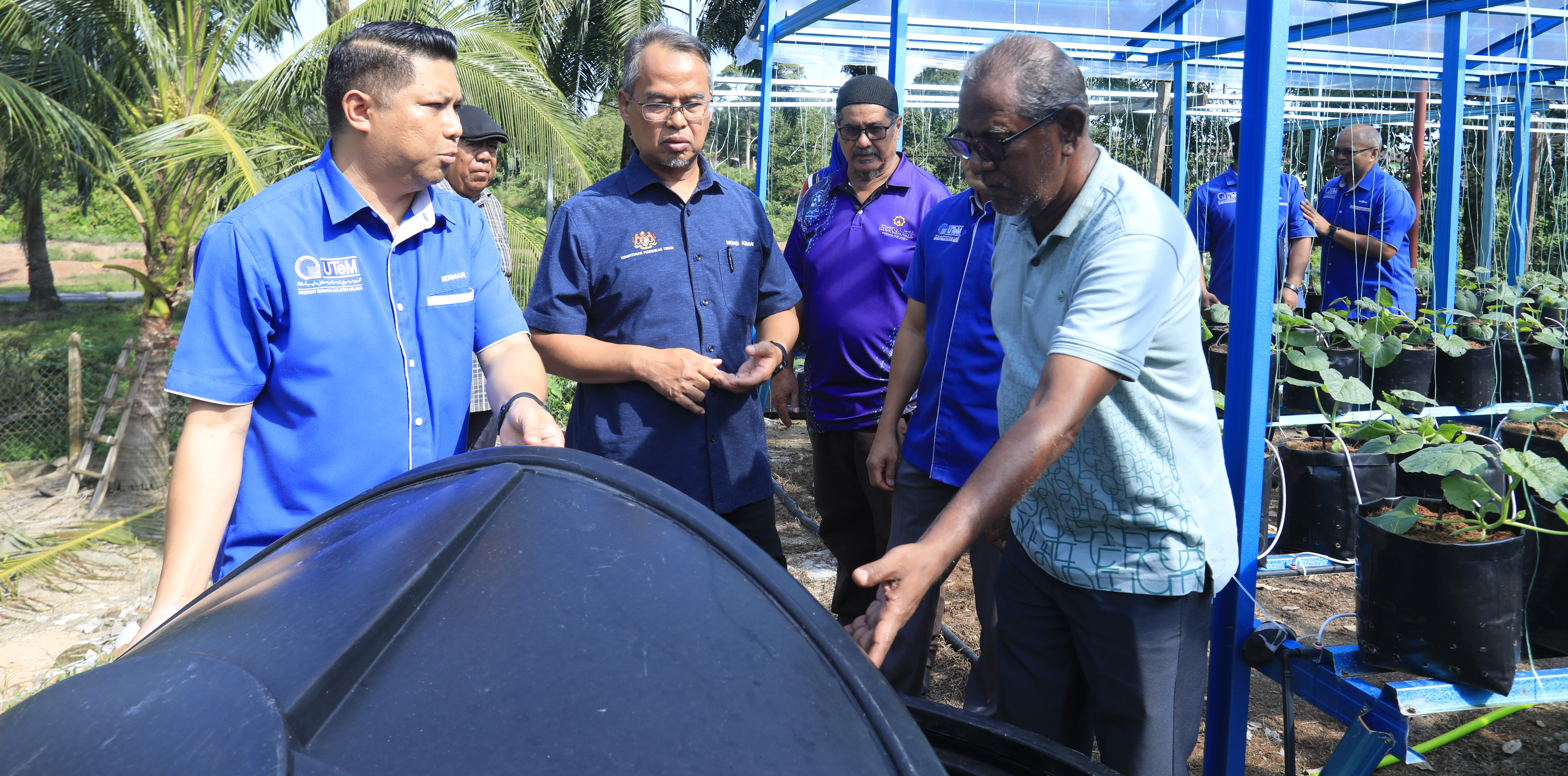KPT Tinjau Pelaksanaan Kampung Angkat MADANI Kg. Pulau Masjid Tanah