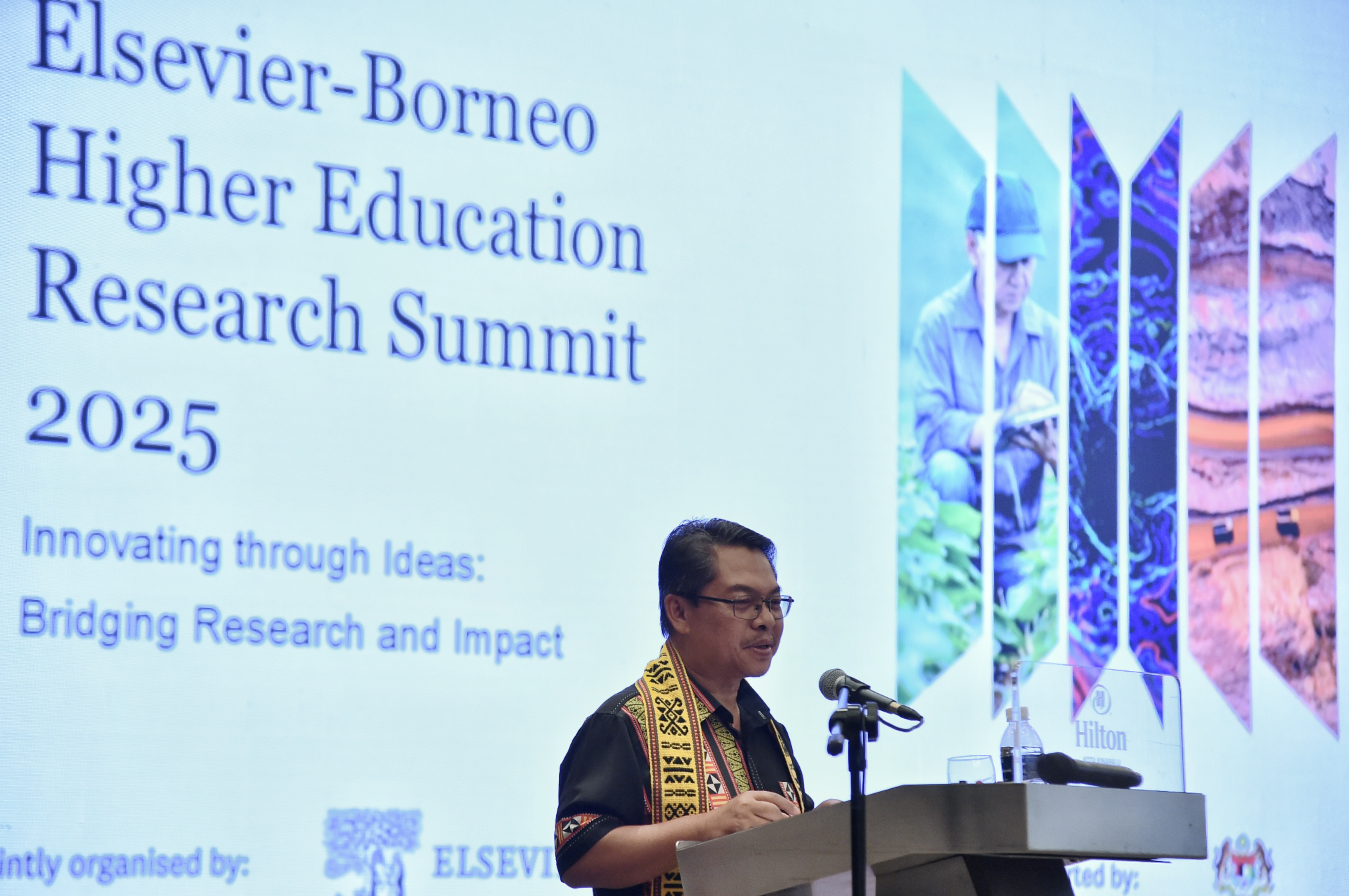 YB Timbalan Menteri Rasmikan Sidang Kemuncak Penyelidikan Pendidikan Tinggi Borneo 2025