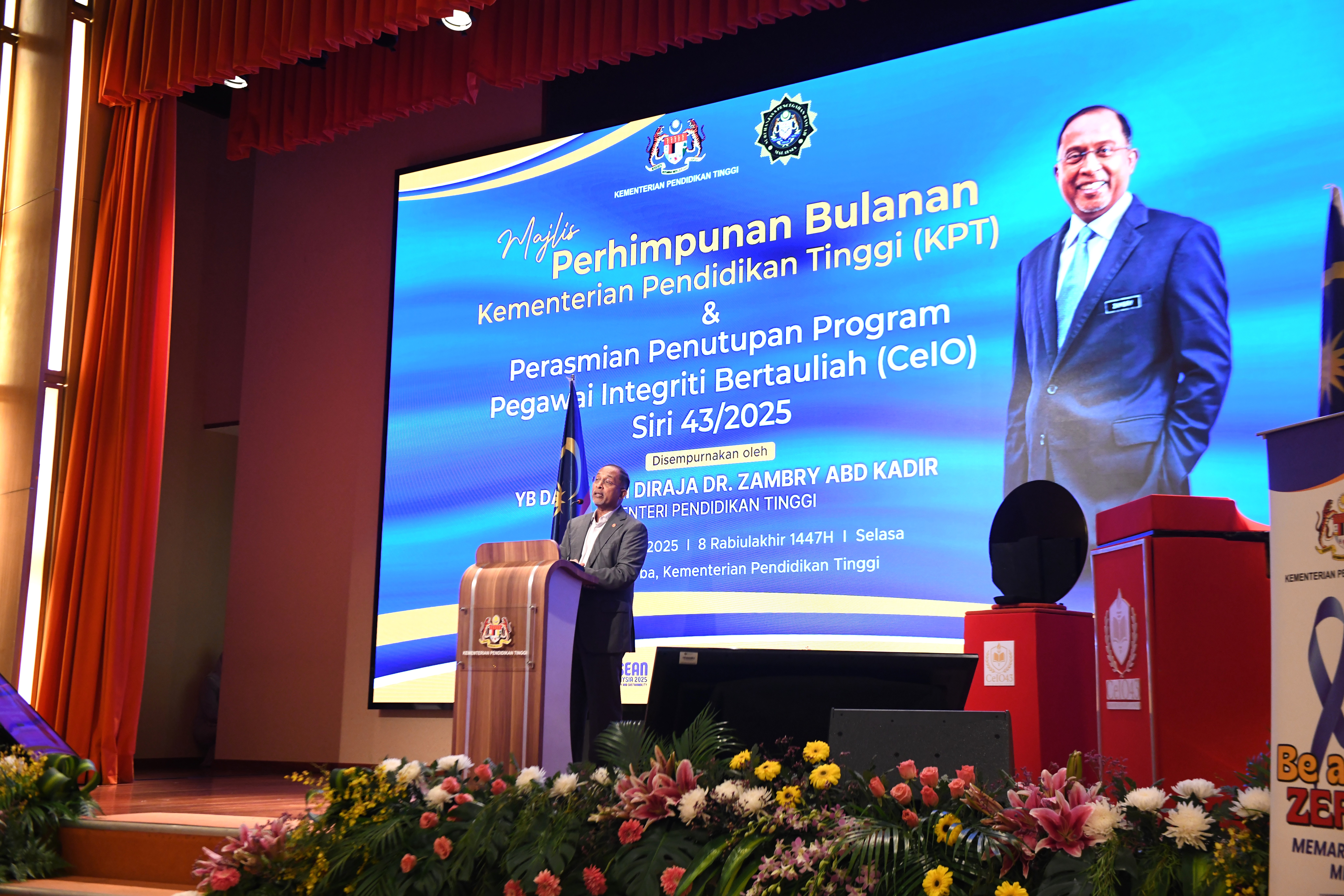 KPT Komited Lahirkan Generasi Bebas Rasuah, Perangi Buli Di IPT