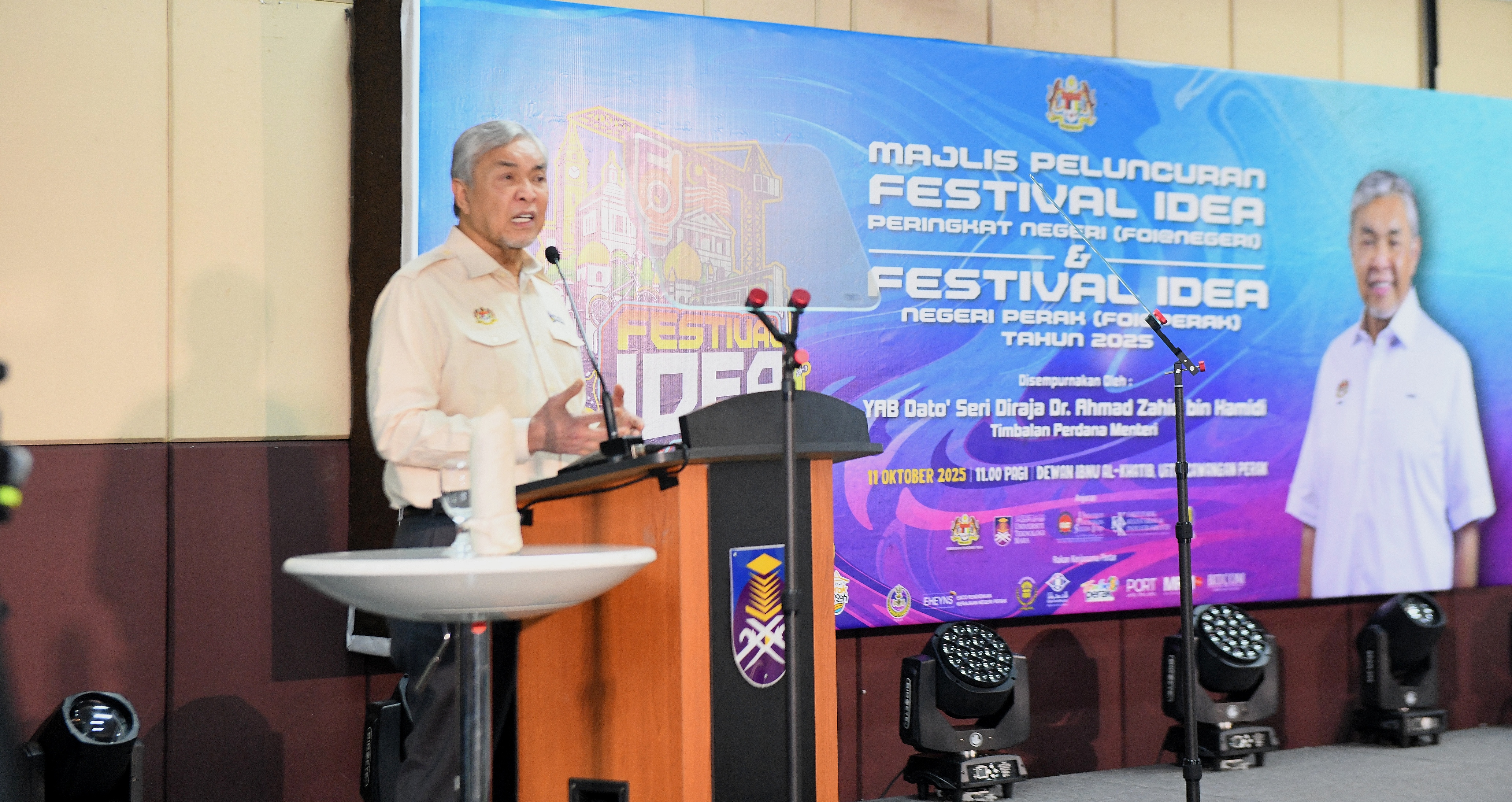 TPM YAB Dato' Seri Dr. Ahmad Zahid Hamidi Rasmi Peluncuran FOI@Negeri, FOI@Perak