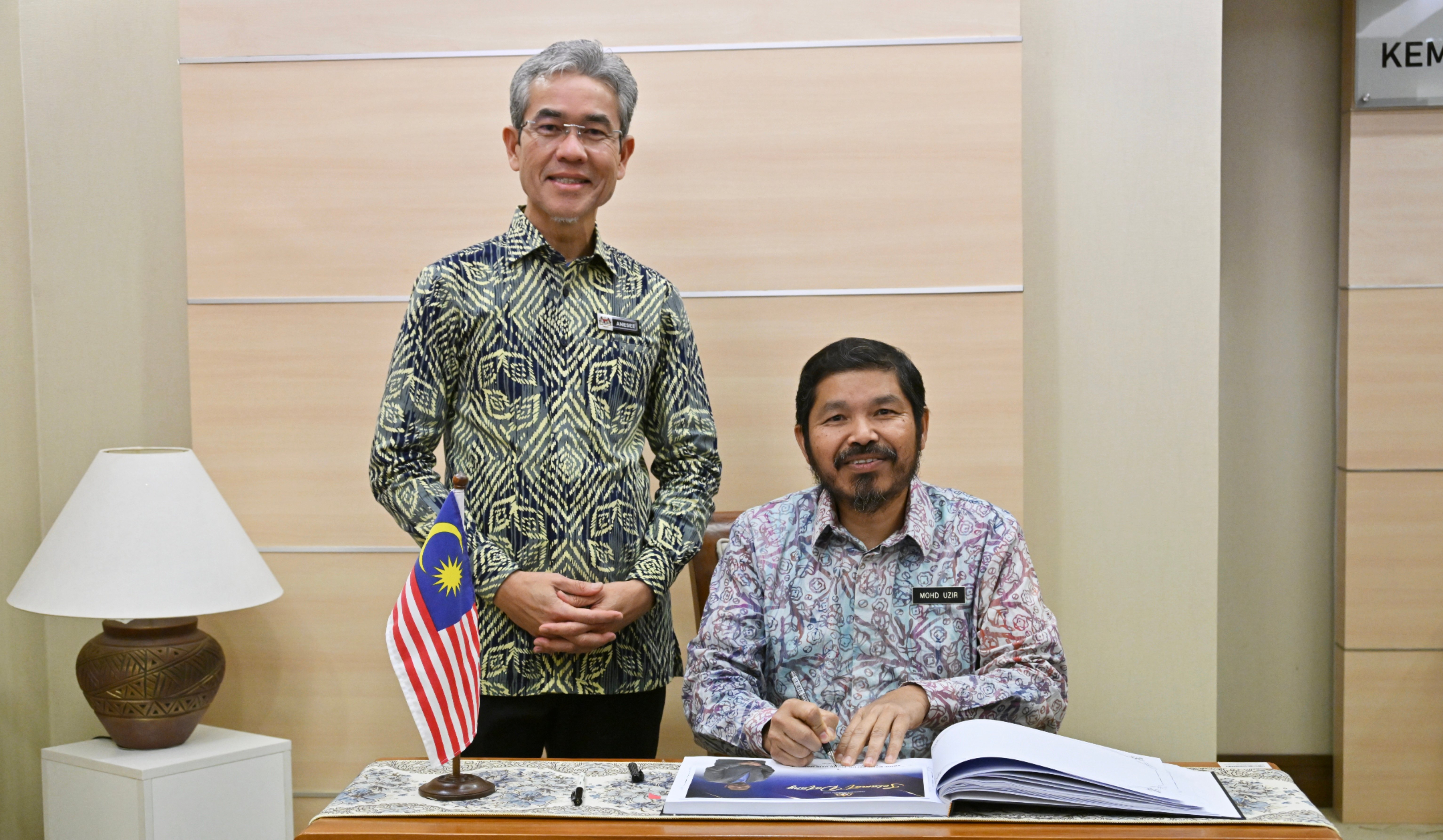 Kunjungan Hormat Ketua Perangkawan Malaysia Kepada Ketua Setiausaha KPT