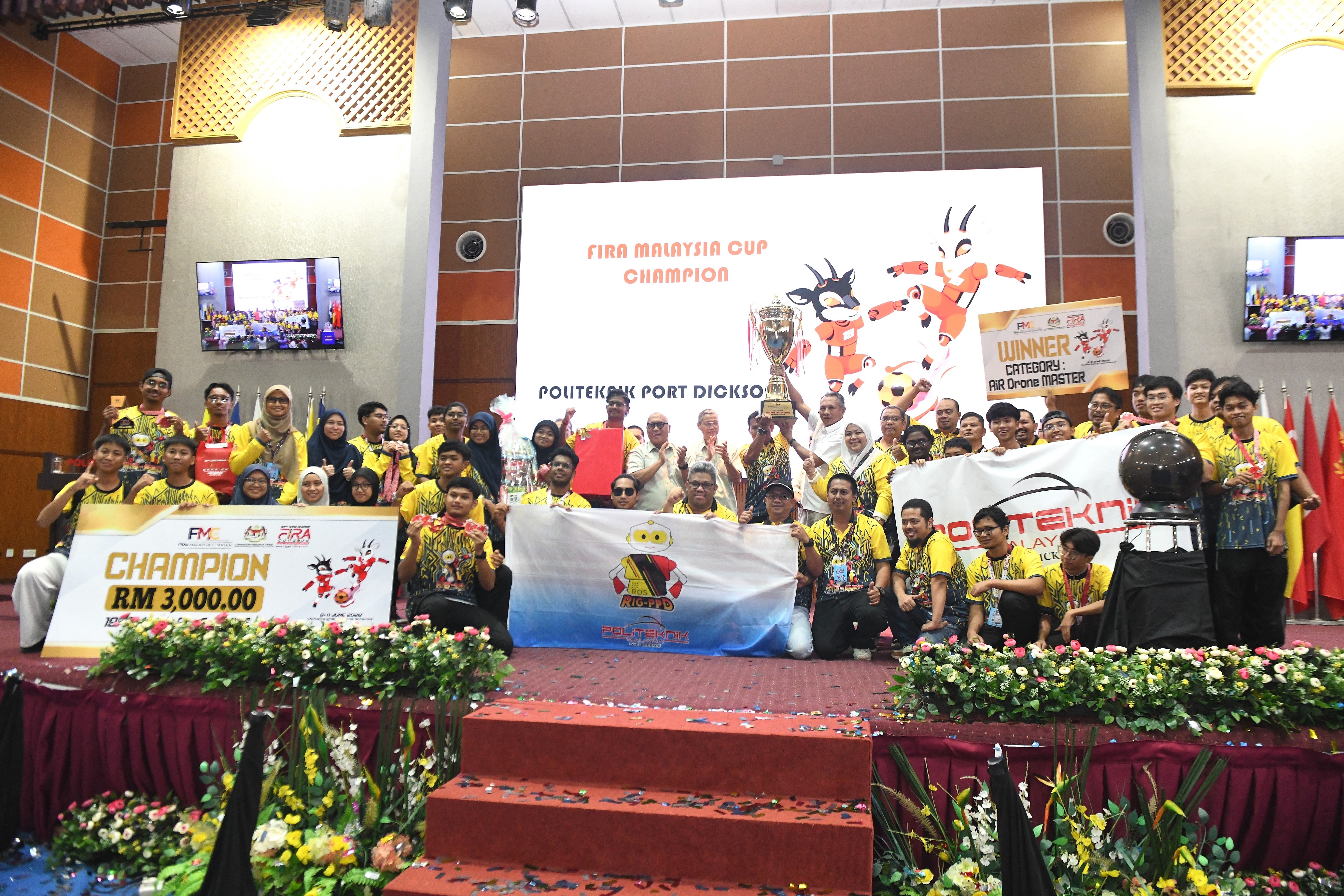Kejohanan 19th Malaysia FIRA Cup 2026: Politeknik Port Dickson Dinobat Juara Keseluruhan
