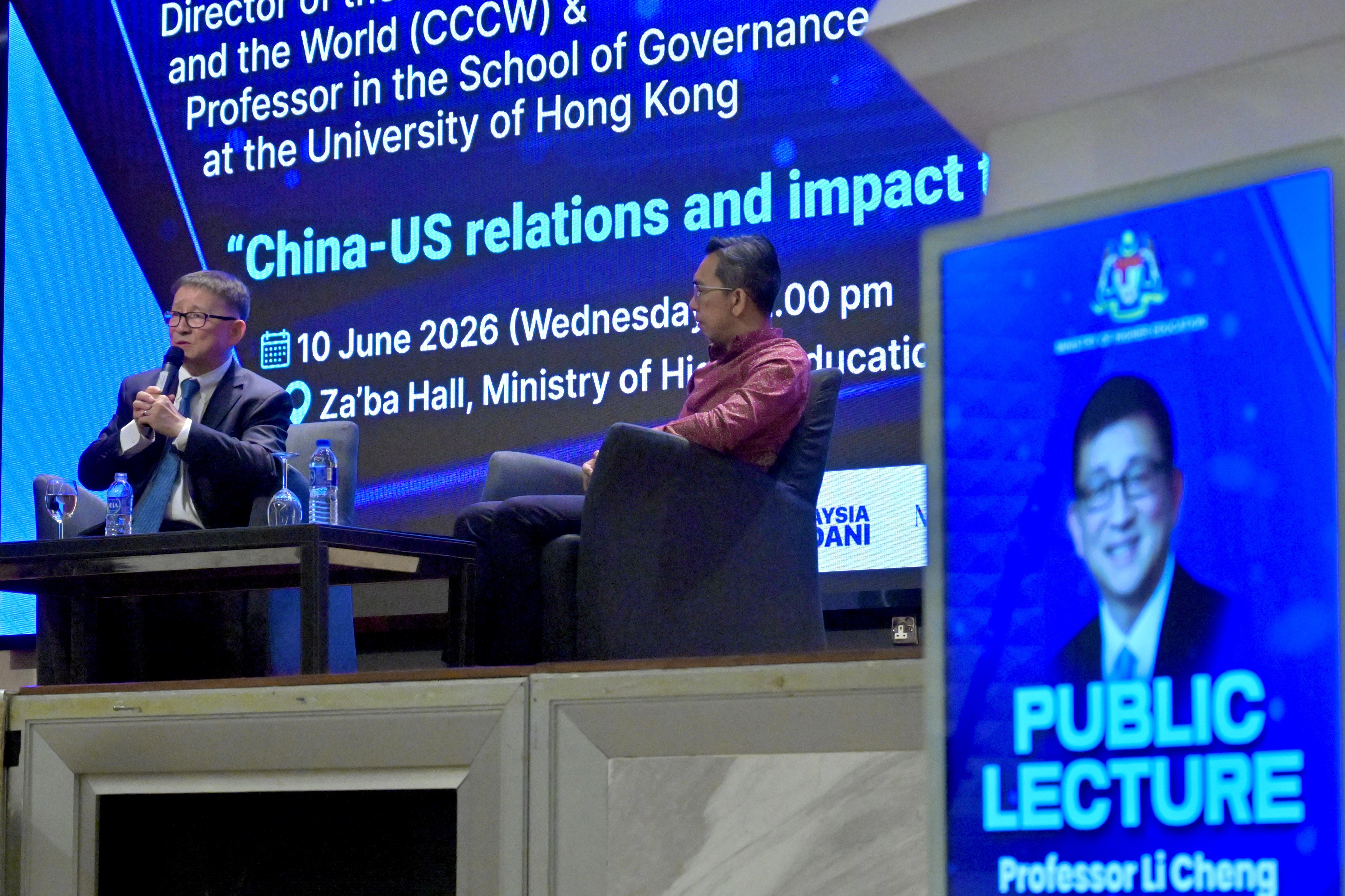 Syarahan Umum Prof. Li Cheng Bincang Hubungan China-AS dan Implikasinya Kepada Malaysia