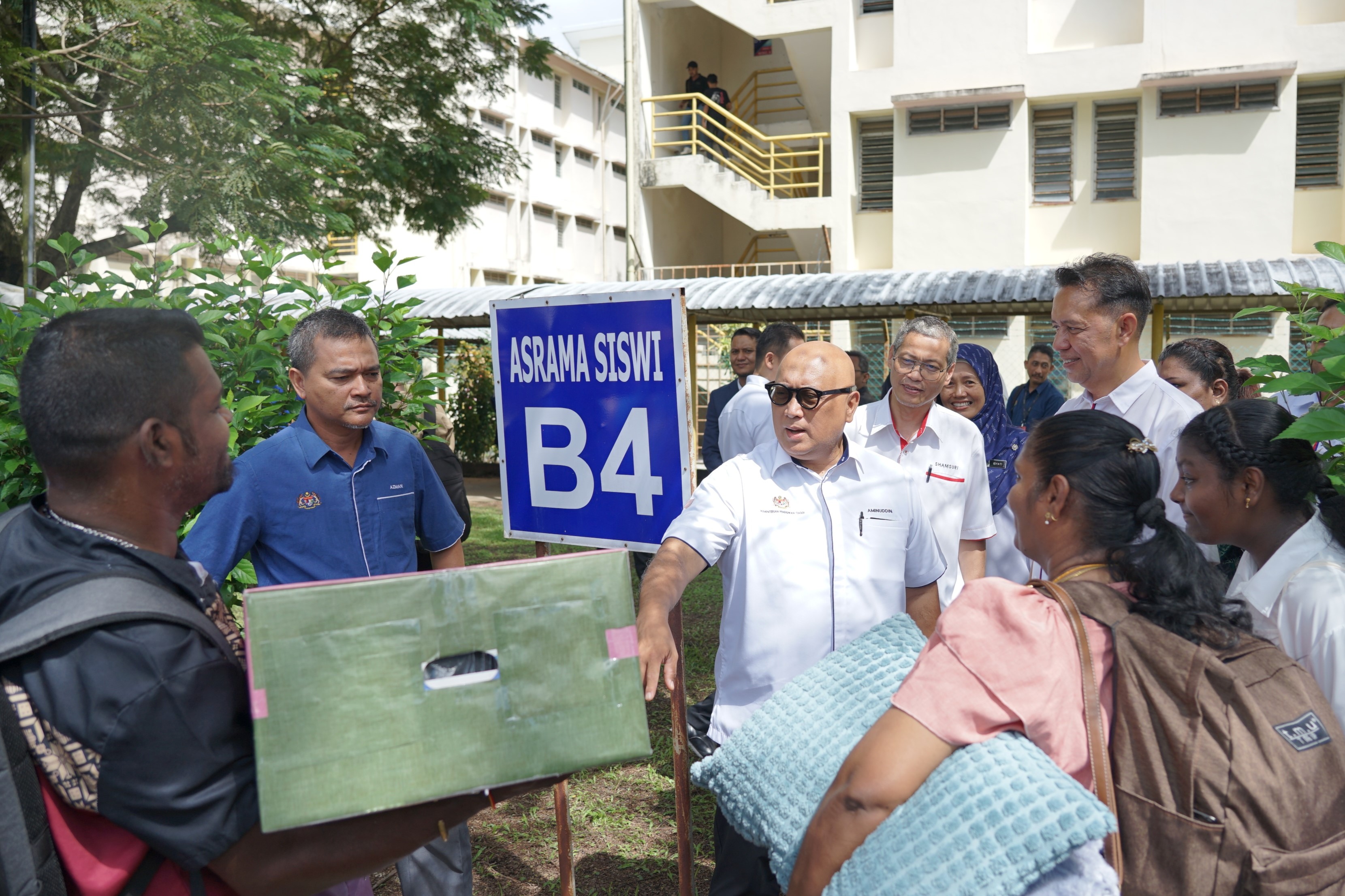 KSU KPT Tinjau Pendaftaran Pelajar Baharu Politeknik Tuanku Syed Sirajuddin