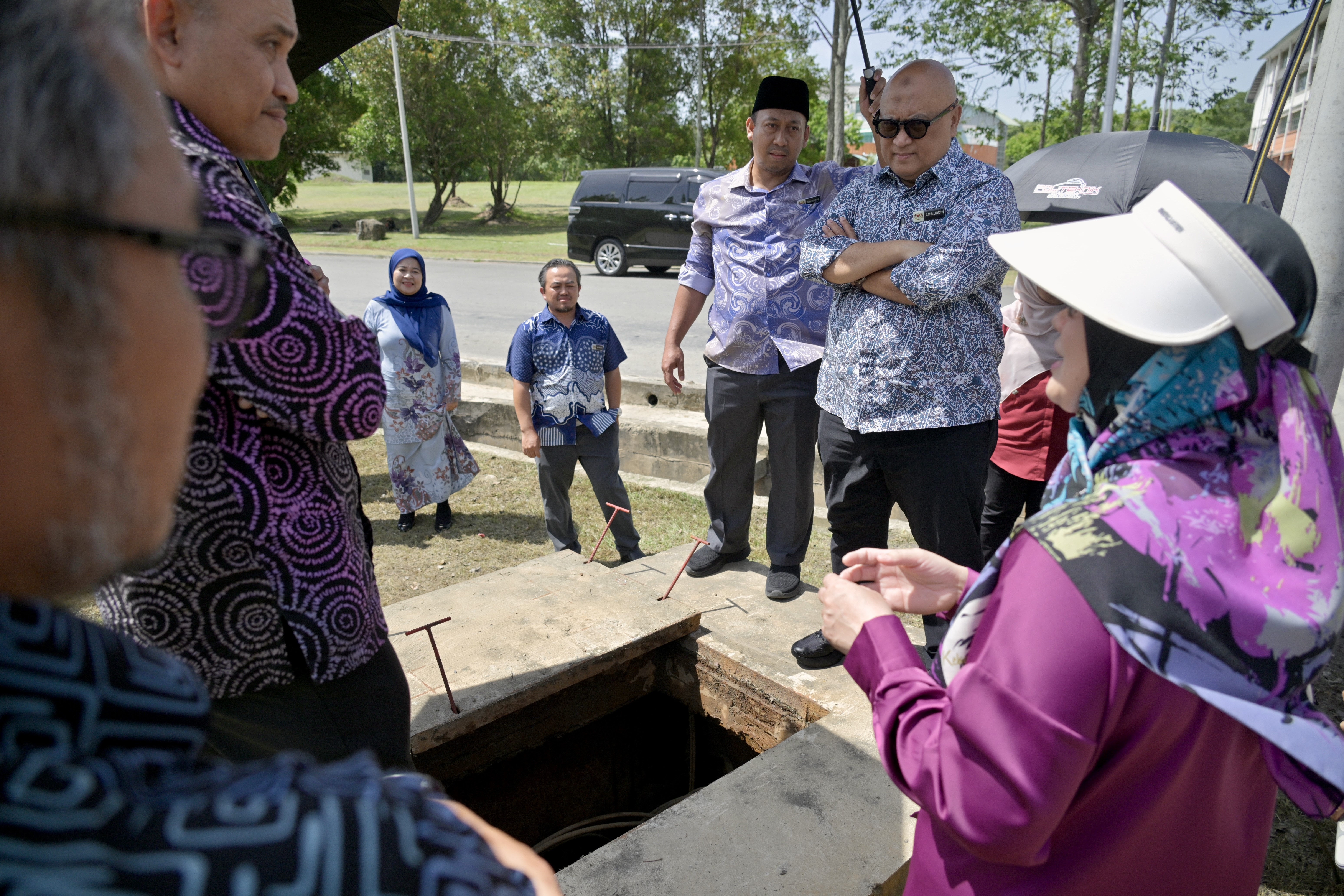 KPT Pantau Kerja Pembaikan Infrastruktur Politeknik dan UiTM di Kota Kinabalu