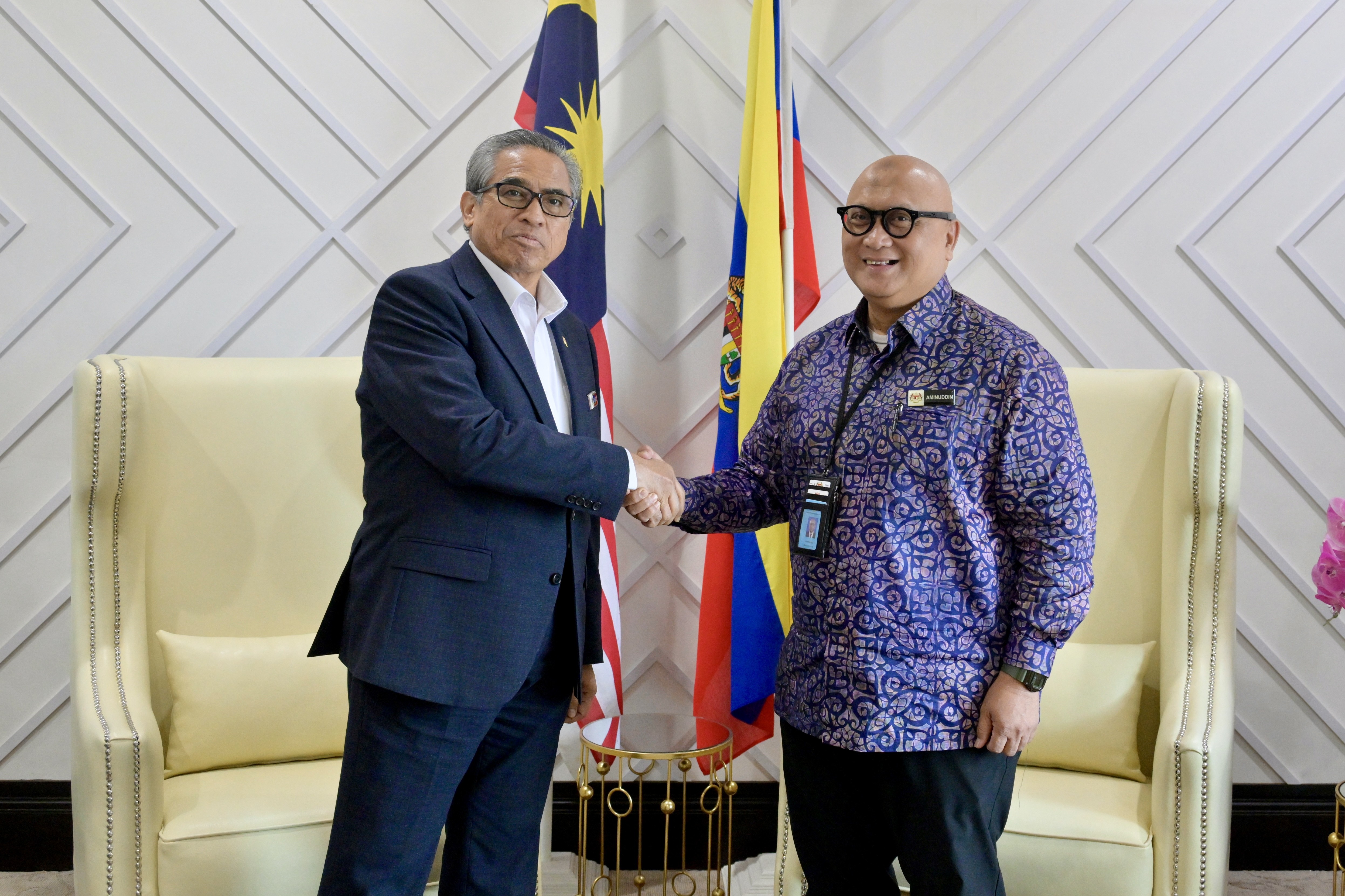 Kunjungan Hormat KSU KPT kepada Ketua Setiausaha Negara