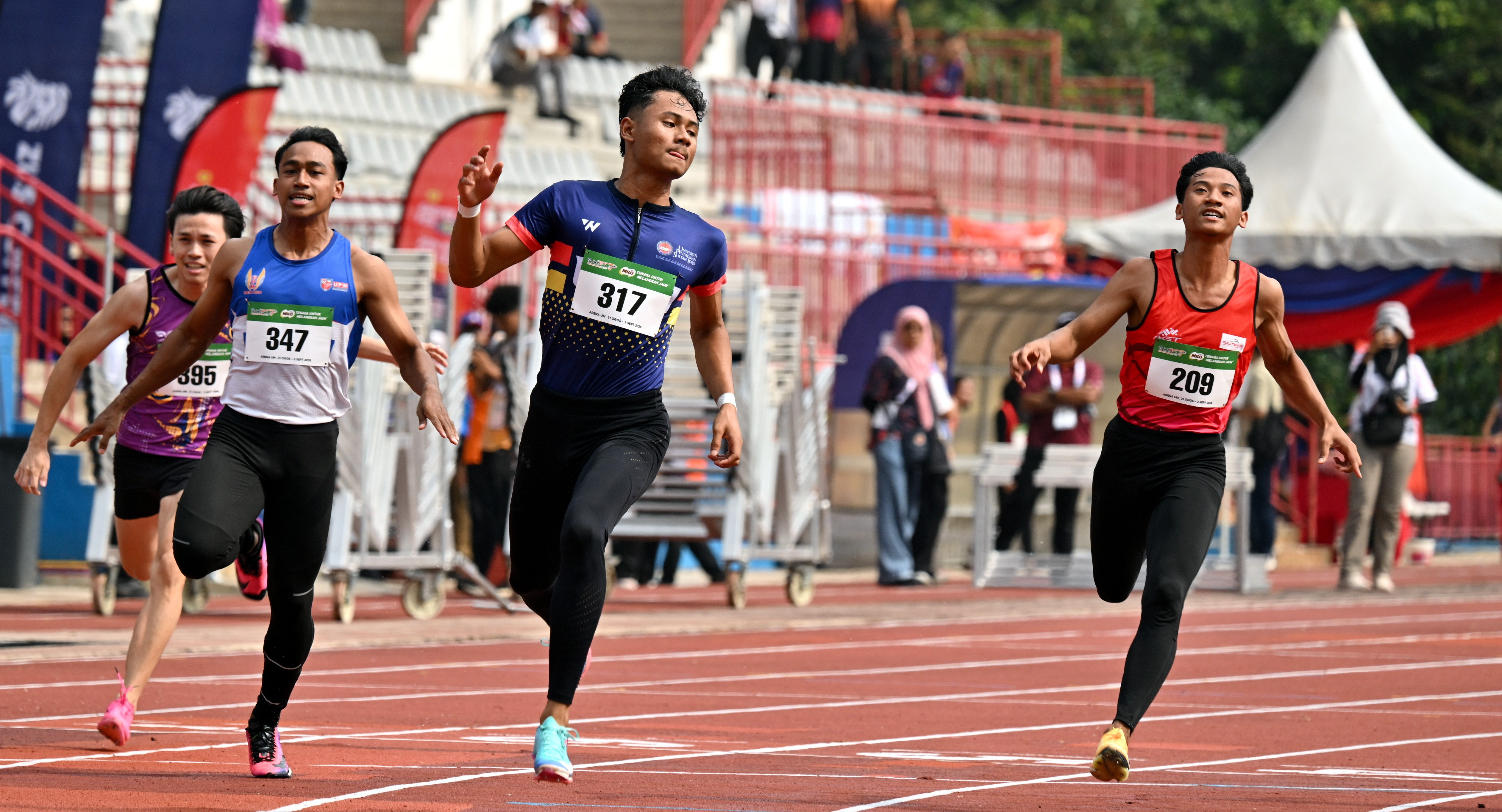 UPSI, Alma Mater Timbalan Menteri Bolot Emas 100m SUKIPT 2026