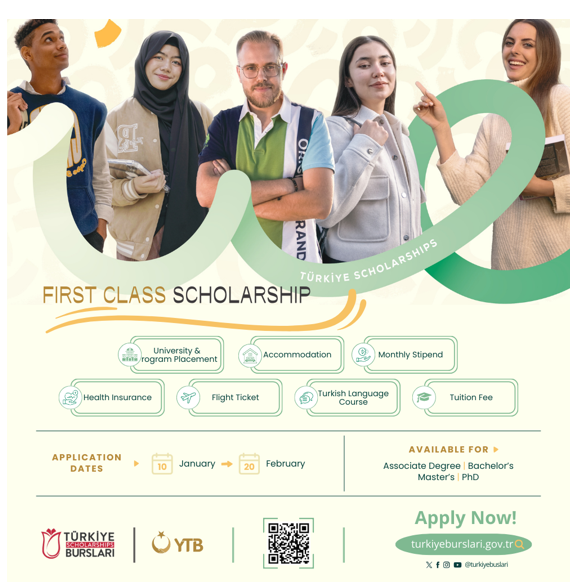 TURKIYE SCHOLARSHIPS TAHUN 2025