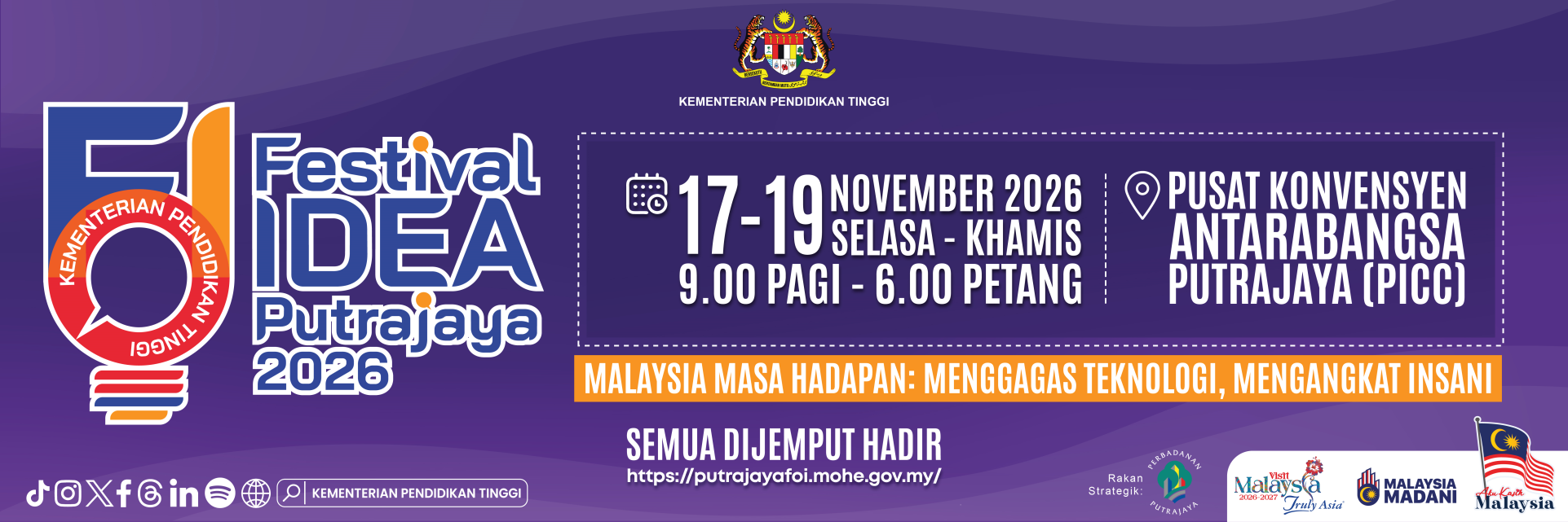 Festival Idea Putrajaya 2026