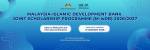 Hebahan Biasiswa Malaysia-Islamic Development Bank Joint Scholarship Programme (M-IsDB) bagi sesi akademik 2026/2027