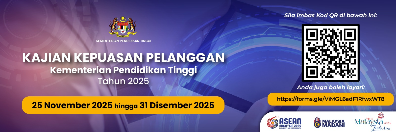Kajian Kepuasan Pelanggan KPT Tahun 2025