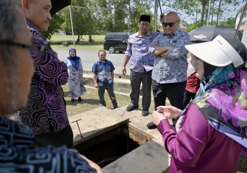 KPT Pantau Kerja Pembaikan Infrastruktur Politeknik dan UiTM di Kota Kinabalu