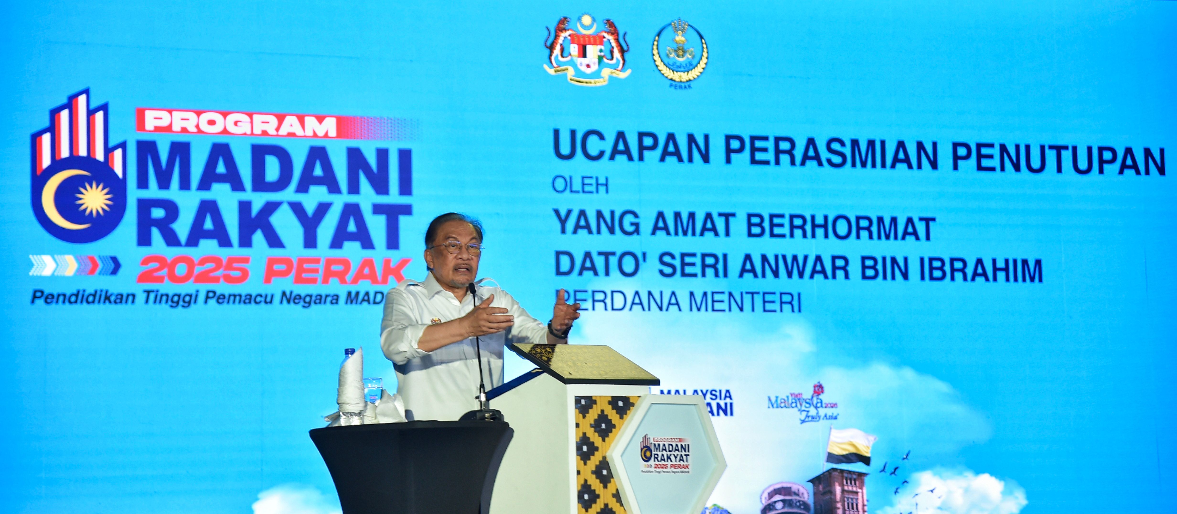 PM Tutup PMR 2025 Perak, Angkat Peranan Pendidikan Tinggi