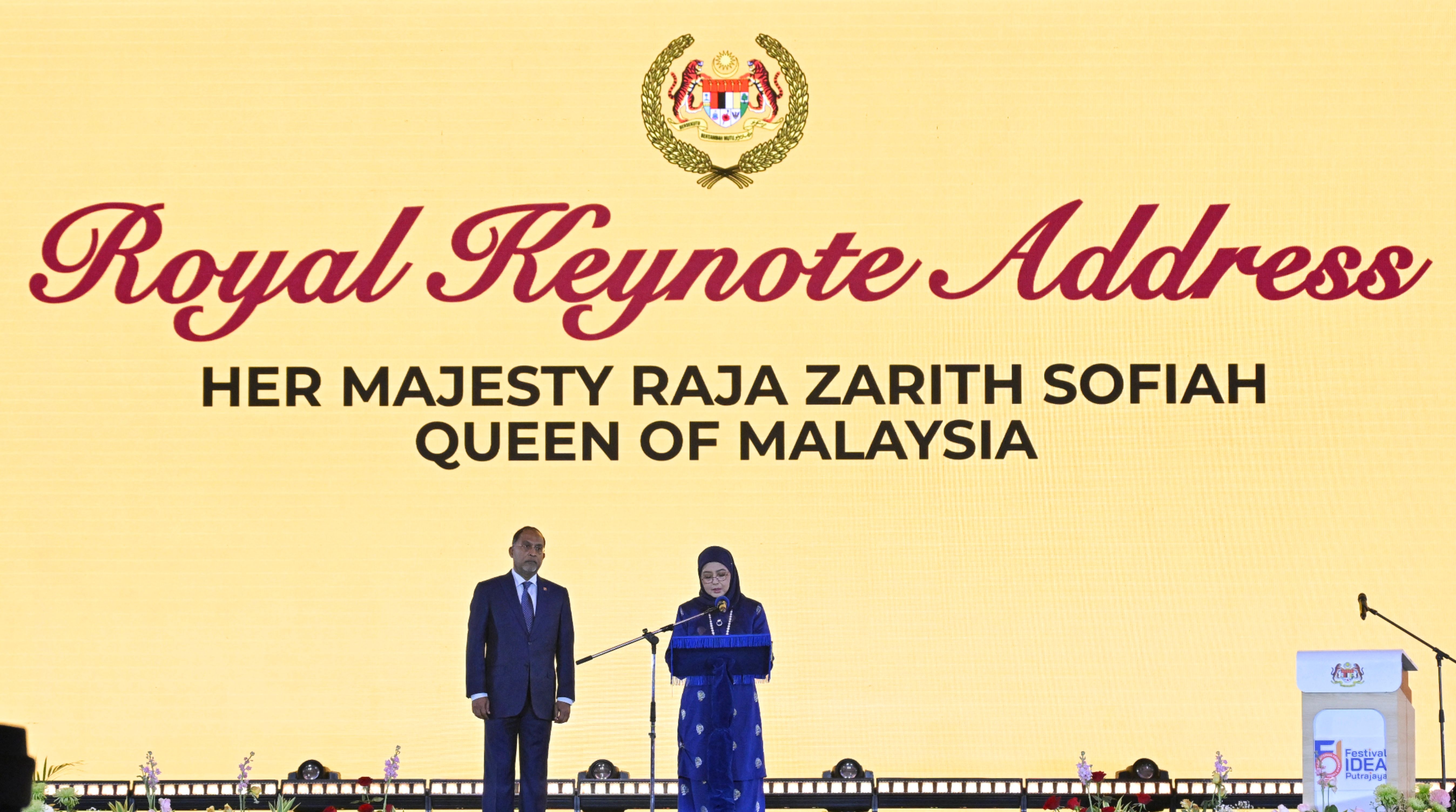 Raja Permaisuri Agong Rasmi Festival Idea Putrajaya 2025, Sampai Titah Diraja
